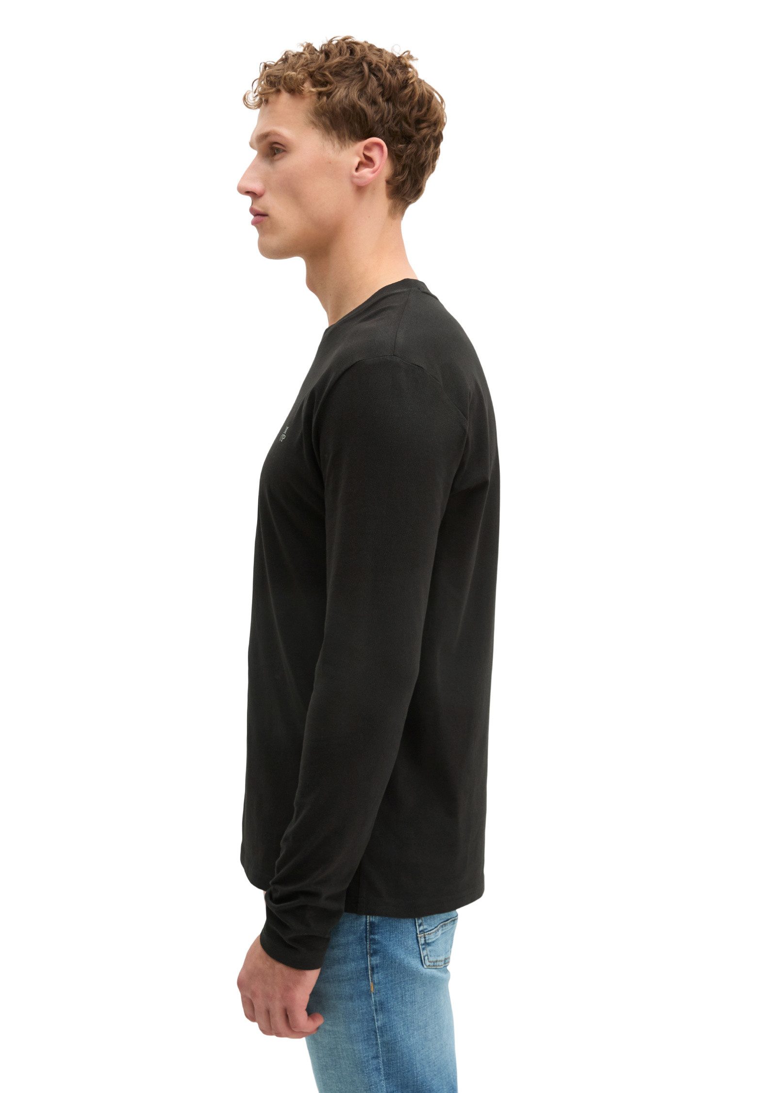 Marc O'Polo Langarmshirt aus reiner Bio-Baumwolle