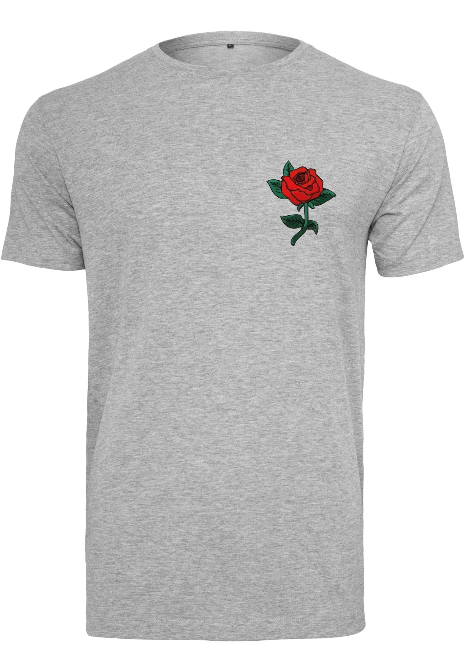 MisterTee Rose heathergrey Herren Tee (1-tlg) Kurzarmshirt