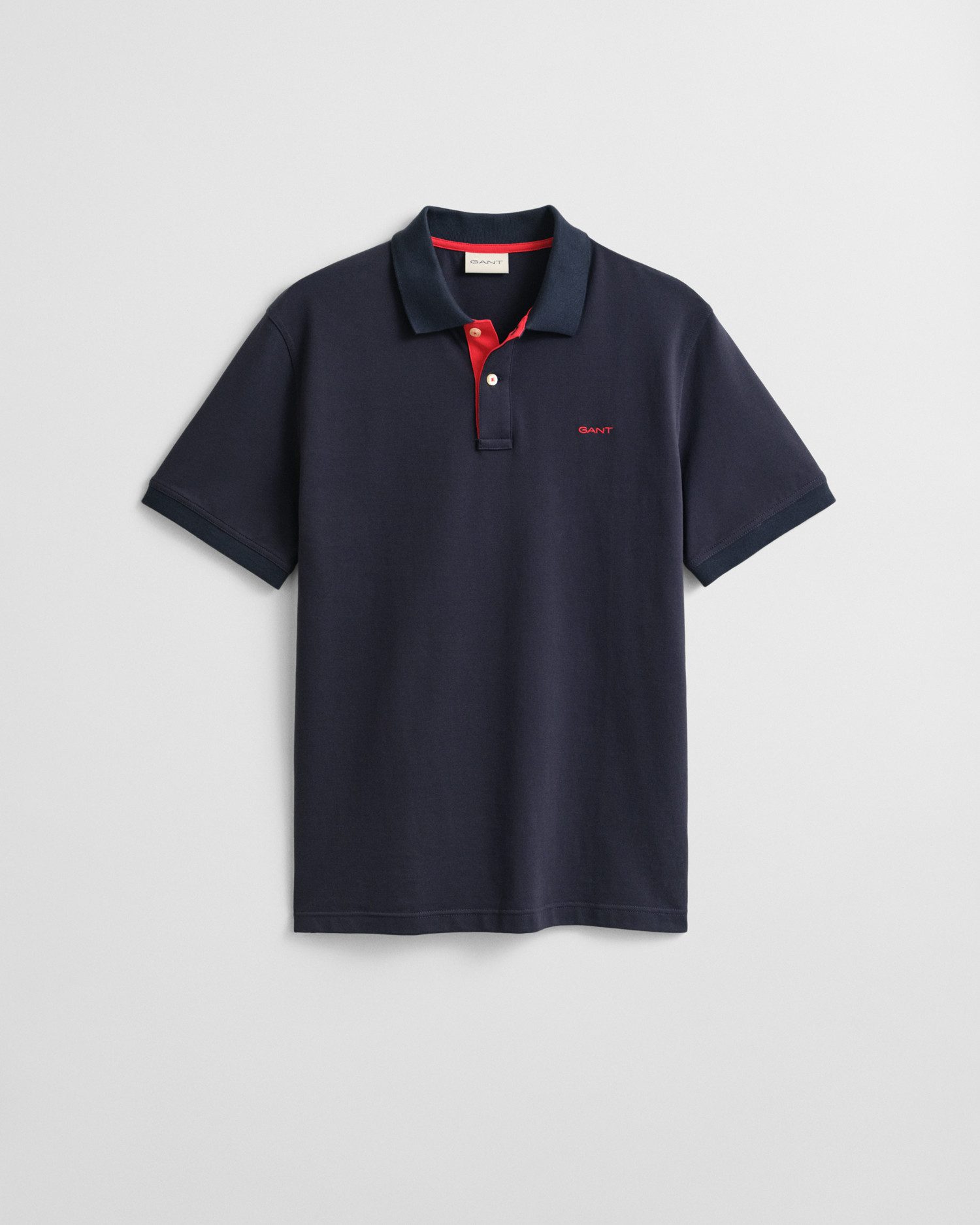 Gant Poloshirt REG CONTRAST PIQUE SS POLO mit kontrastfarbenen Einsätzen – Bild 4 von 5