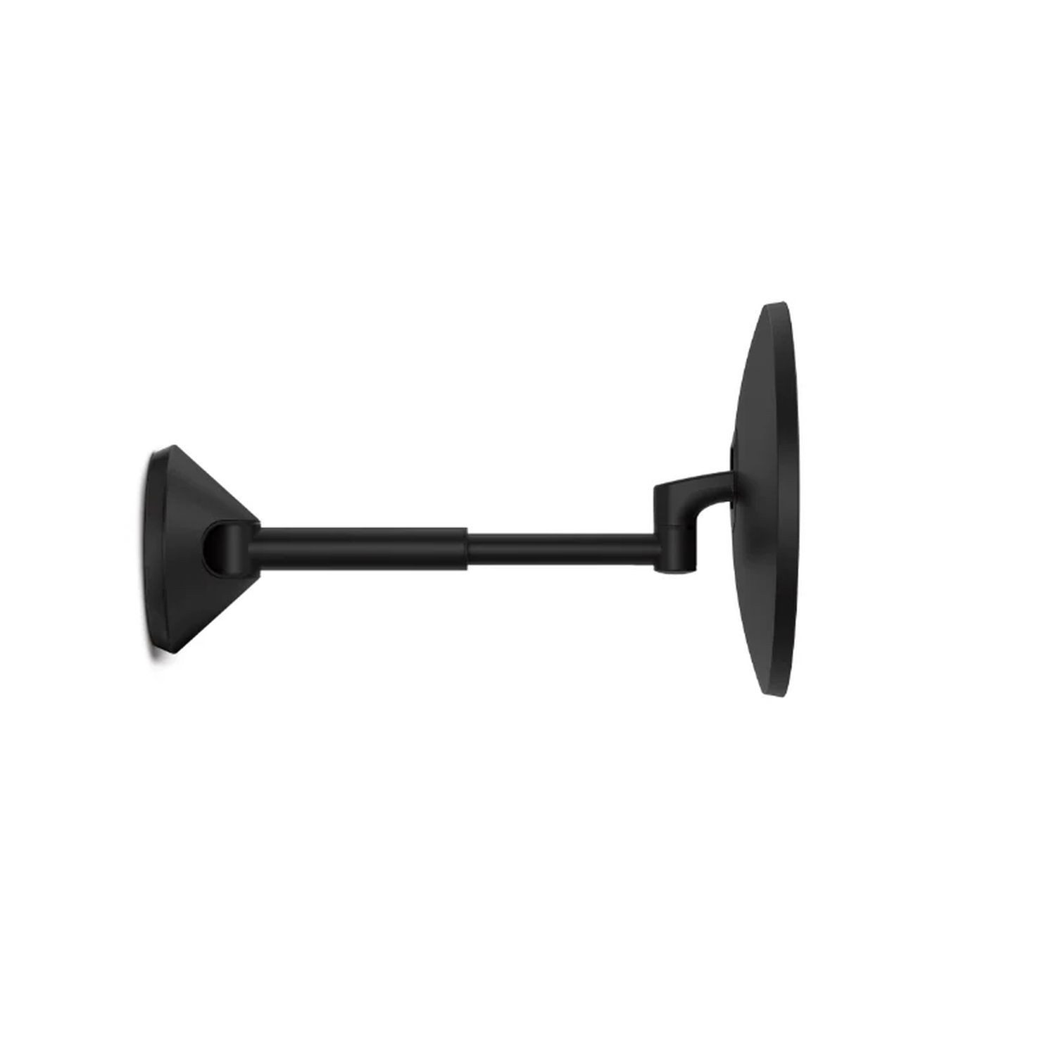 simplehuman LED-Lichtspiegel mit Wandhalterung Mattschwarz 20 cm