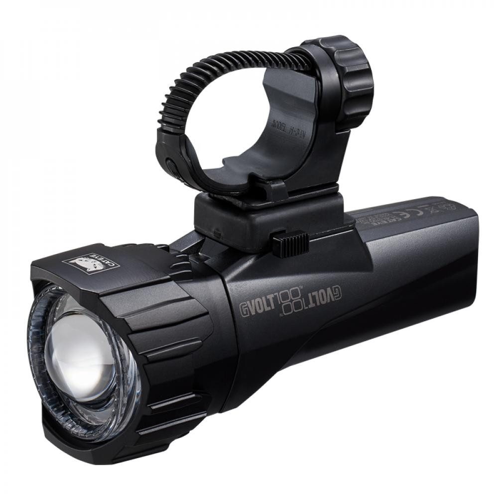 Cateye Fahrradbeleuchtung Cat Eye Beleuchtung, GVolt 100 Farbe schwarz StVZO