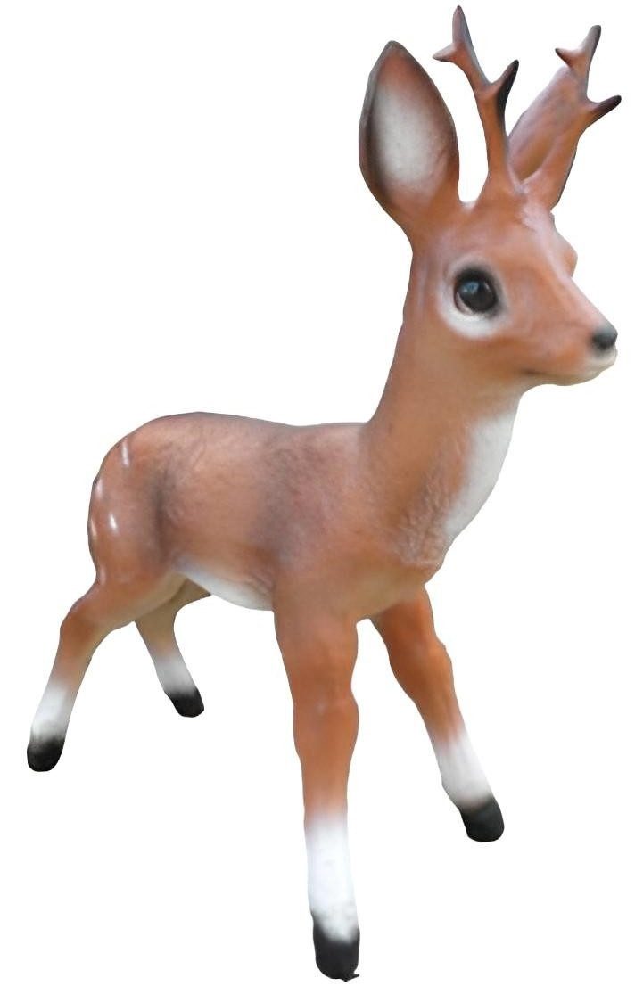 Xlmoebel Skulptur Wald Hirsch Figur aus hochwertigem Material für den Garten (1 St., Skulptur A36b-55cm), Hergestellt in Europa