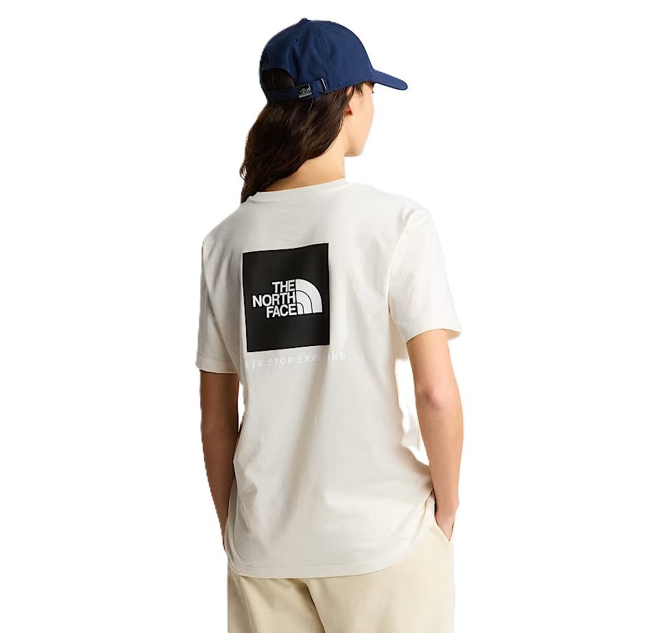 The North Face Kurzarmshirt W EVO BOX NSE RLX SS - Basci Shirt - Backprint - Damen - weiß