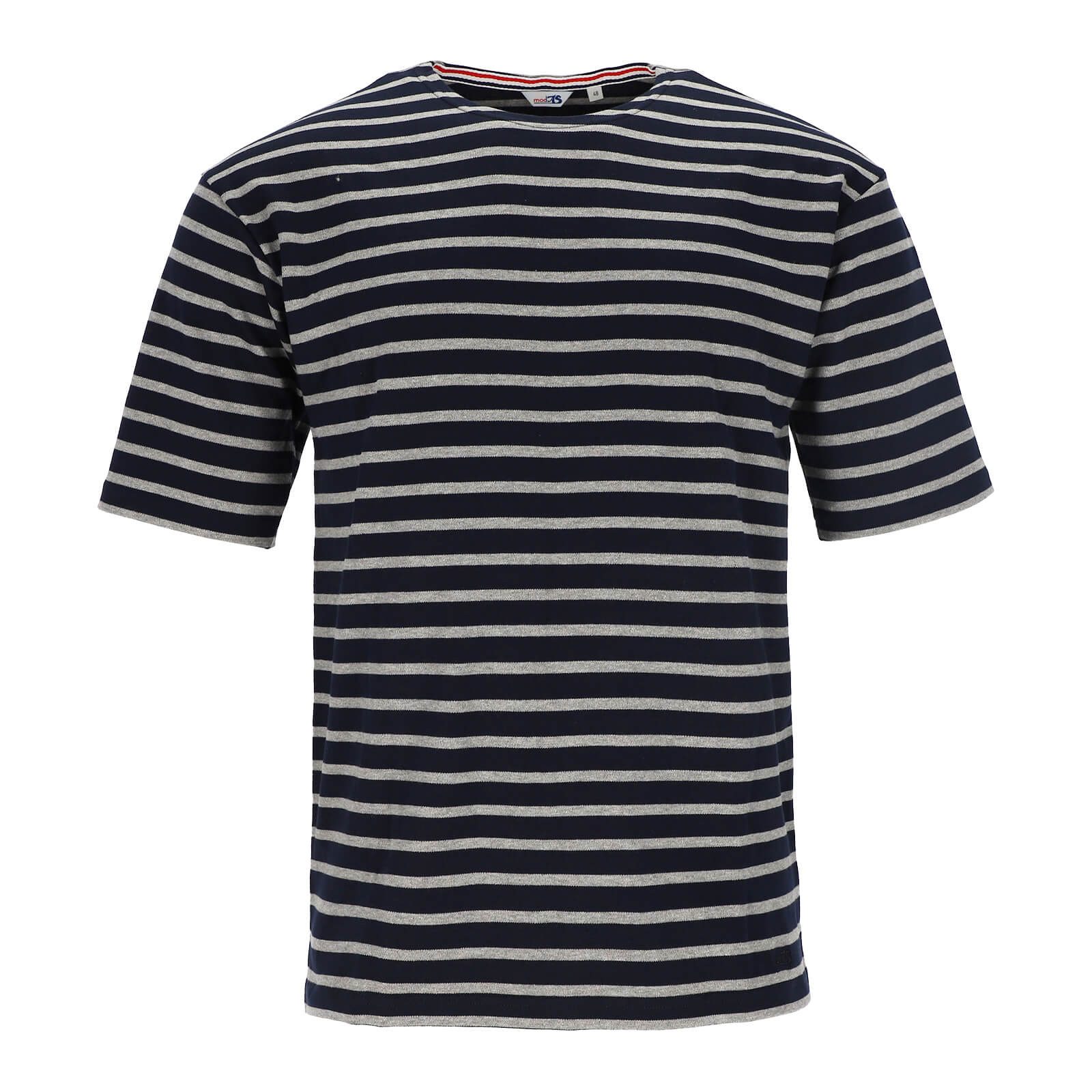 modAS Rundhalsshirt Herren T-Shirt Streifen - günstig online kaufen