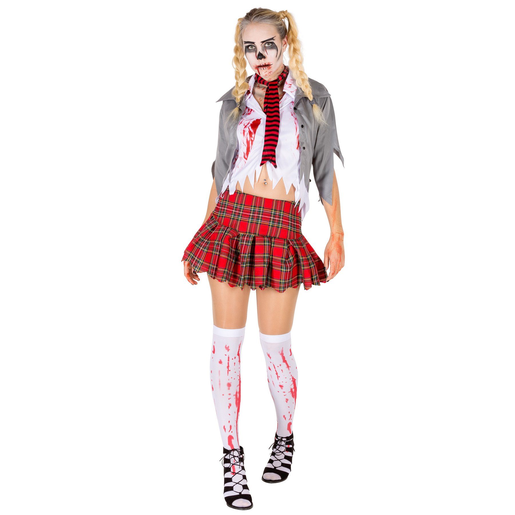 dressforfun Kostüm Frauenkostüm sexy Zombie, Schöne Jacke