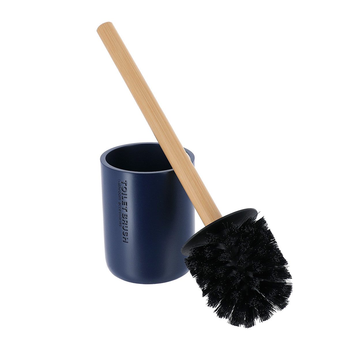 TENDANCE Badaccessoire-Set 5 teilig Zahnputzbecher Seifenspender Seifenschale WC Bürste Wattedose