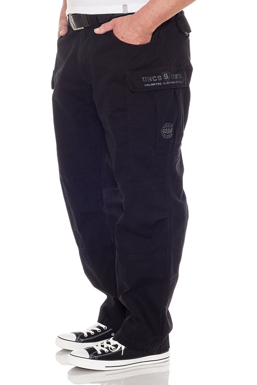 UNCS Cargohose Bikers Work Cargo Pant dehnbarer Bund