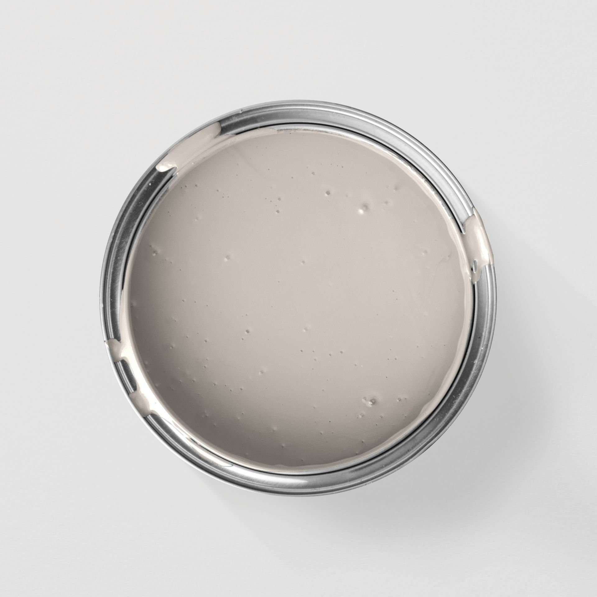 MissPompadour Wandfarbe matte Wandfarbe Grau wasserbasiert Deckkraft Innenfarbe, mit spritzfreie L, 1 mit - geruchsneutrale Leinen und sehr hoher