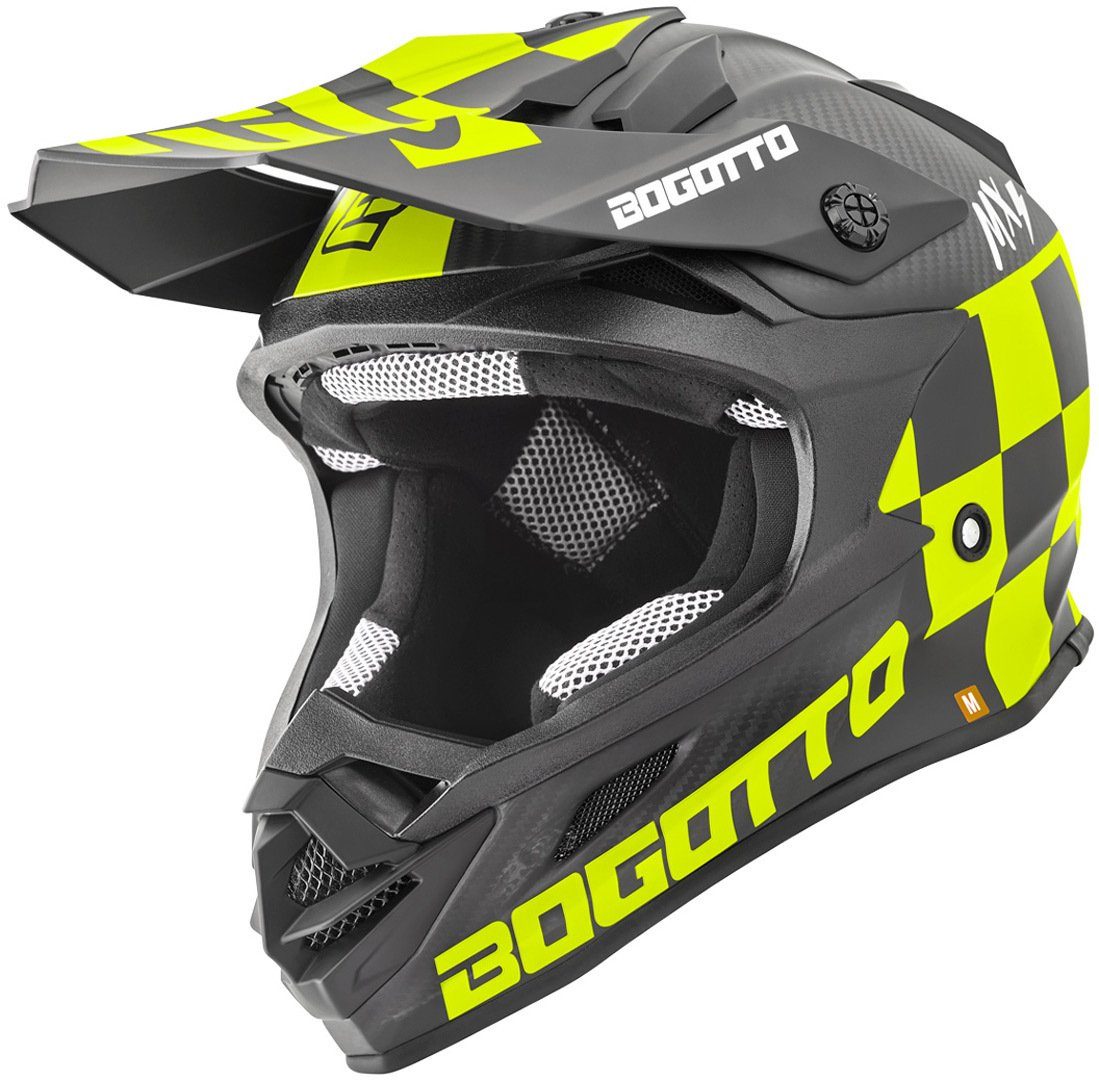 Motocrosshelm V328 Xadrez Carbon Motocross Helm