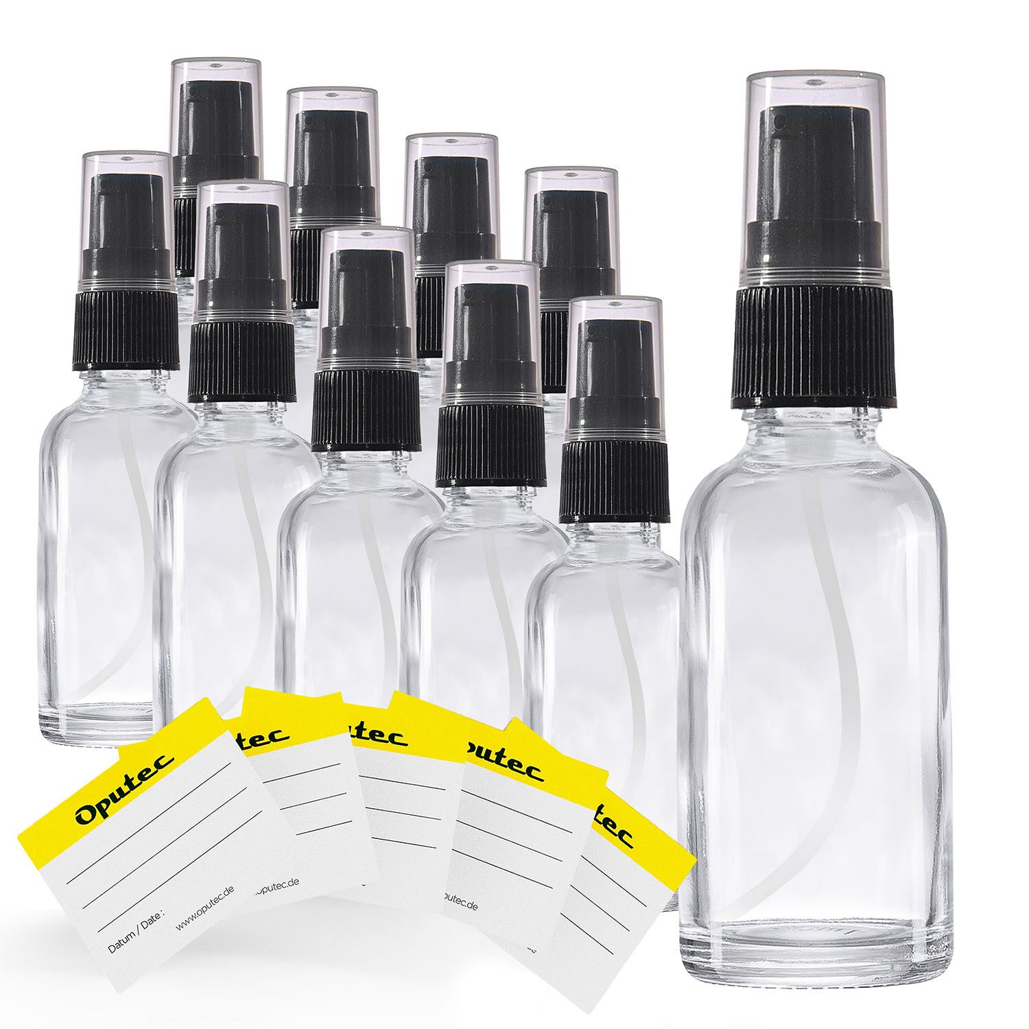 Oputec Seifenspender 10 x 30ml Pumpspender-Flasche, Lotionsflasche, Klargla günstig online kaufen