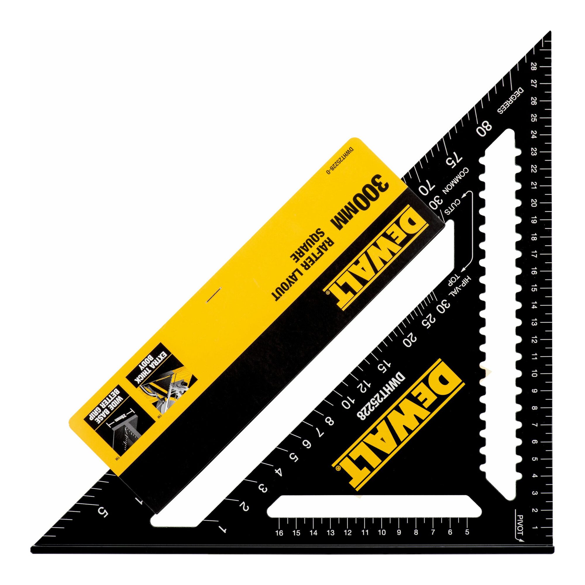 DeWalt Winkelmesser DEWALT Speed Square-Anschlagwinkel 30cm DWHT25228-0