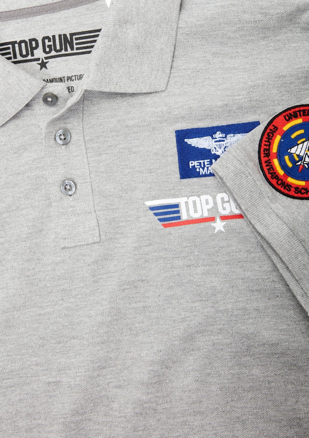 s.Oliver Poloshirt (1-tlg) mit Knopfleiste, Applikationen, Aufdruck, Slim fit, 1 Stück