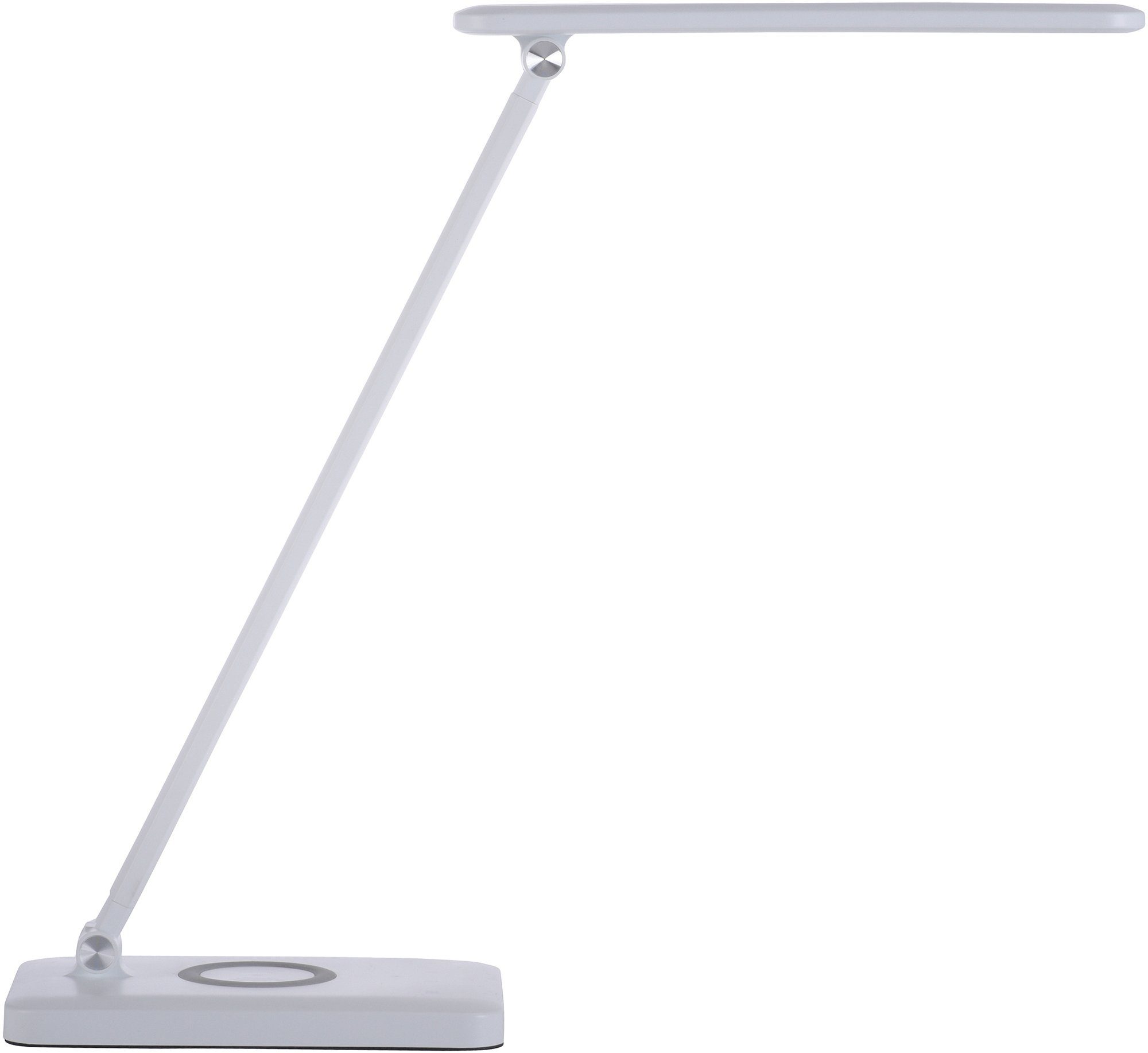 JUST LIGHT LED Tischleuchte FLORENTINA, Dimmfunktion, Farbsteuerung, USB-Ladefunktion, mehrere Helligkeitsstufen, LED fest integriert, Neutralweiß, Kaltweiß, Warmweiß, Touchdimmer, CCT, Ladefunktion für Handy über USB oder per Induktion