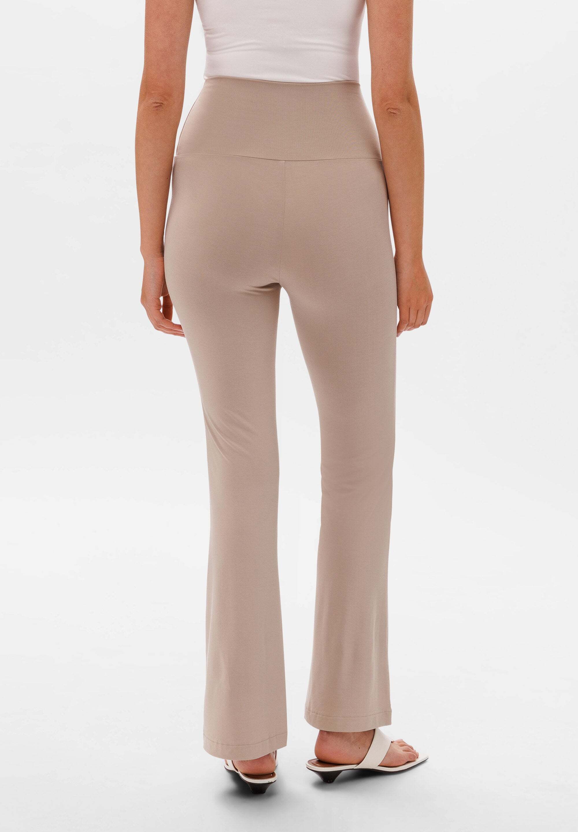 SNOCKS Highwaist Leggings Les Lunes by SNOCKS Schlaghose - BELLE (1-tlg) mit hohem, elastischem Taillenbund und ausgestelltem Bein