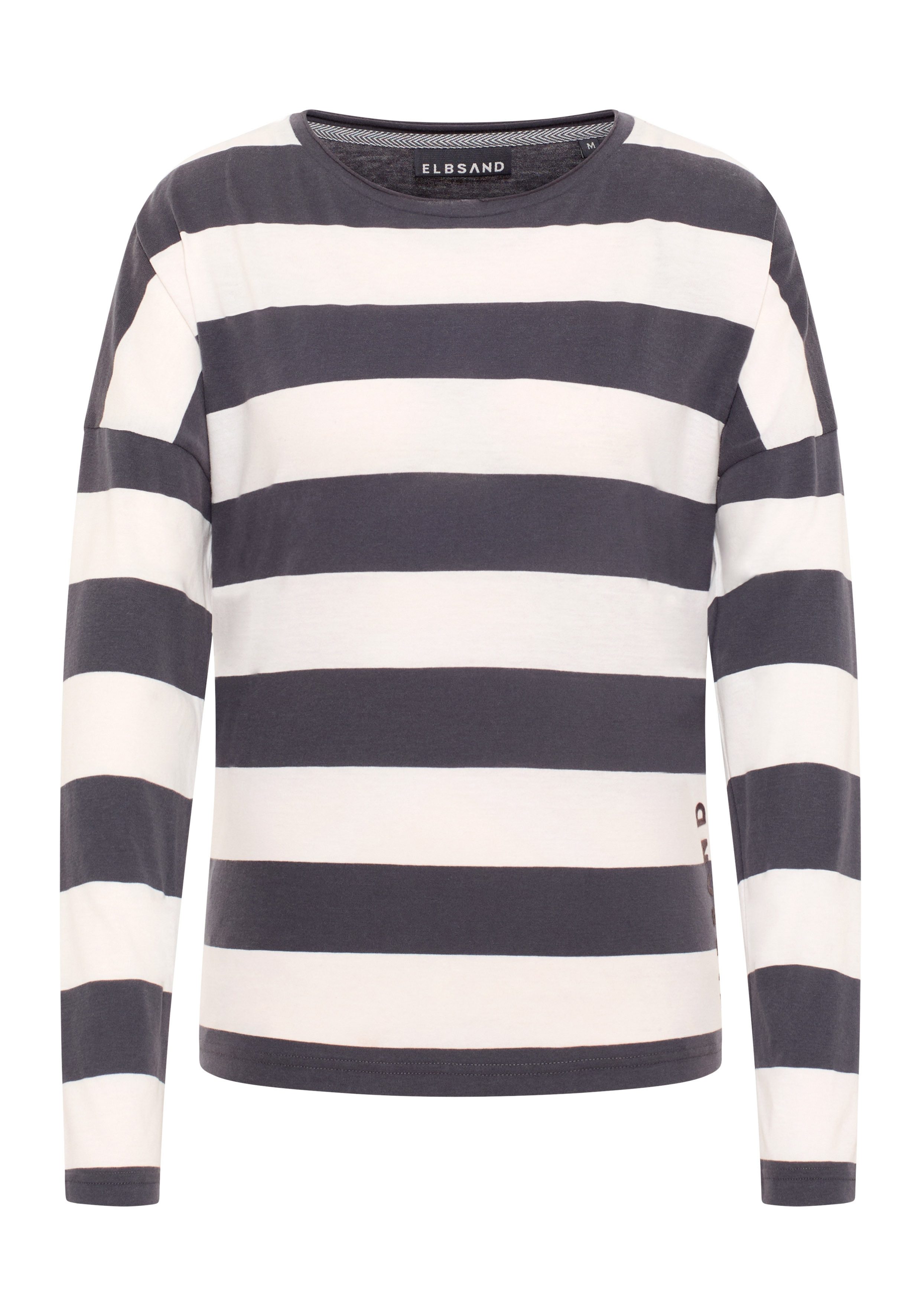 Elbsand Langarmshirt Milia breiter Ausschnitt, locker geschnitten günstig online kaufen