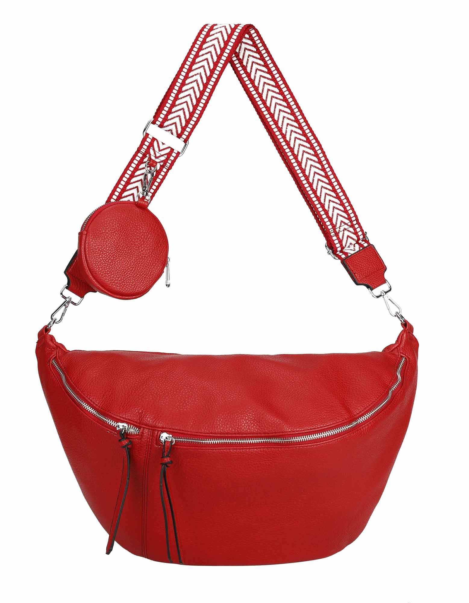 ITALYSHOP24 Schultertasche Damen XXL Tasche Gürteltasche günstig online kaufen
