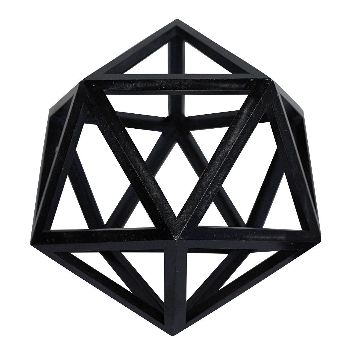 Dekoobjekt Geometriemodell, Modell Ikosaeder, Zwanzigflächner