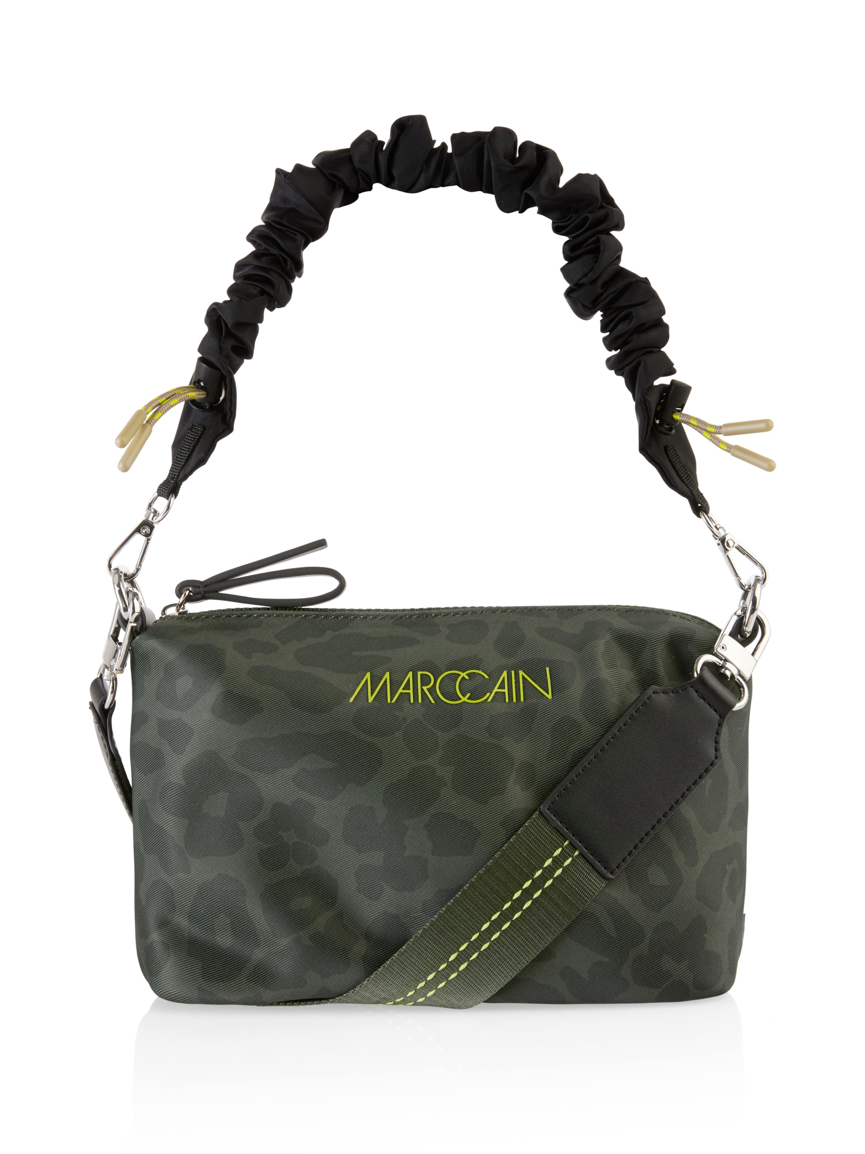 Marc Cain Schultertasche Sports Leo Hike, Handtasche, Umhängetasche mit modischem Riemchen aus Paracord