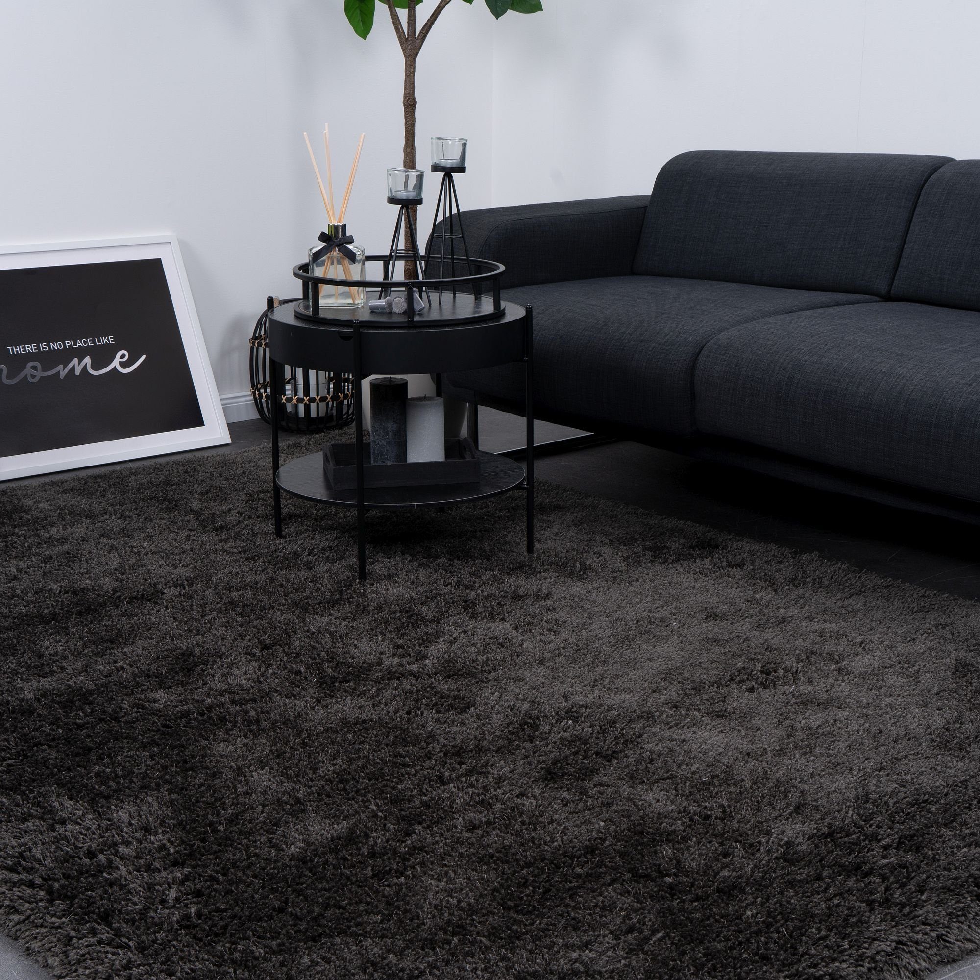 Consilio Concept Designteppich MONA Teppich Wohnzimmer Hochflor Shaggy langflorig handgefertigt