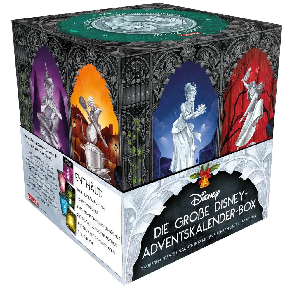 Disney Adventskalender Disney Adventskalender-Box 2026 – 24 Bücher mit 1.152 Seiten (24-tlg), 24 Disney-Bücher in dekorativer Advents-Box – 1.152 Seiten – Bild 2 von 4