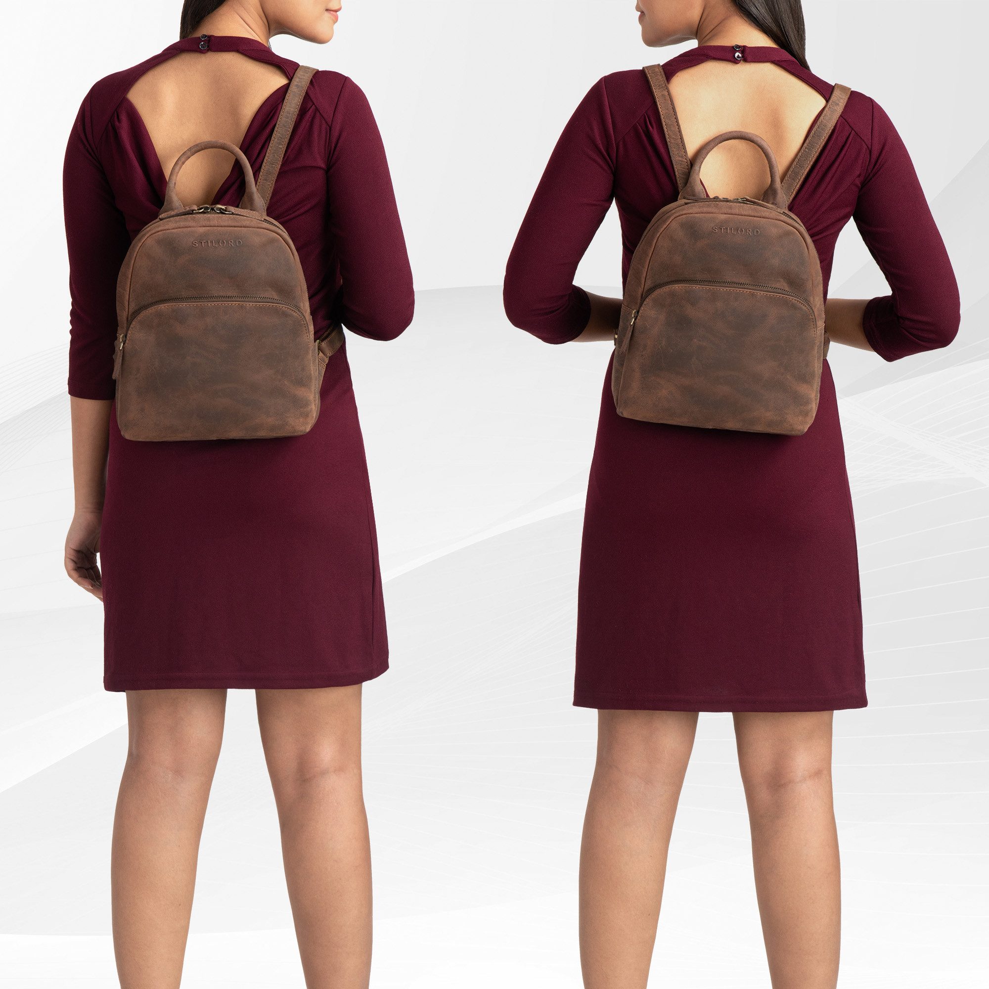 STILORD Cityrucksack "Ruby" Daypack Damen Leder günstig online kaufen