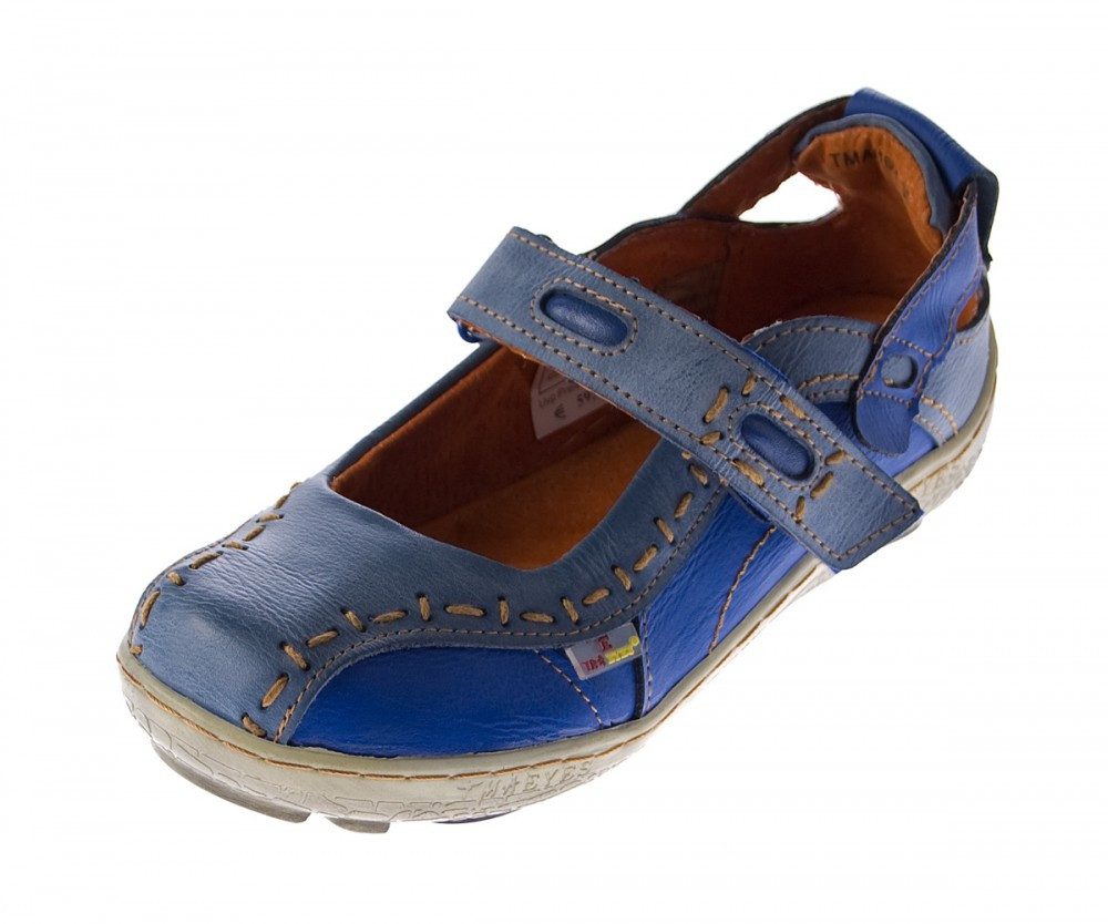 TMA Leder Ballerina Schuhe TMA 1601 Sandalen Newspaper Sandale Zeitungsdruck, Frühjahr, Sommer