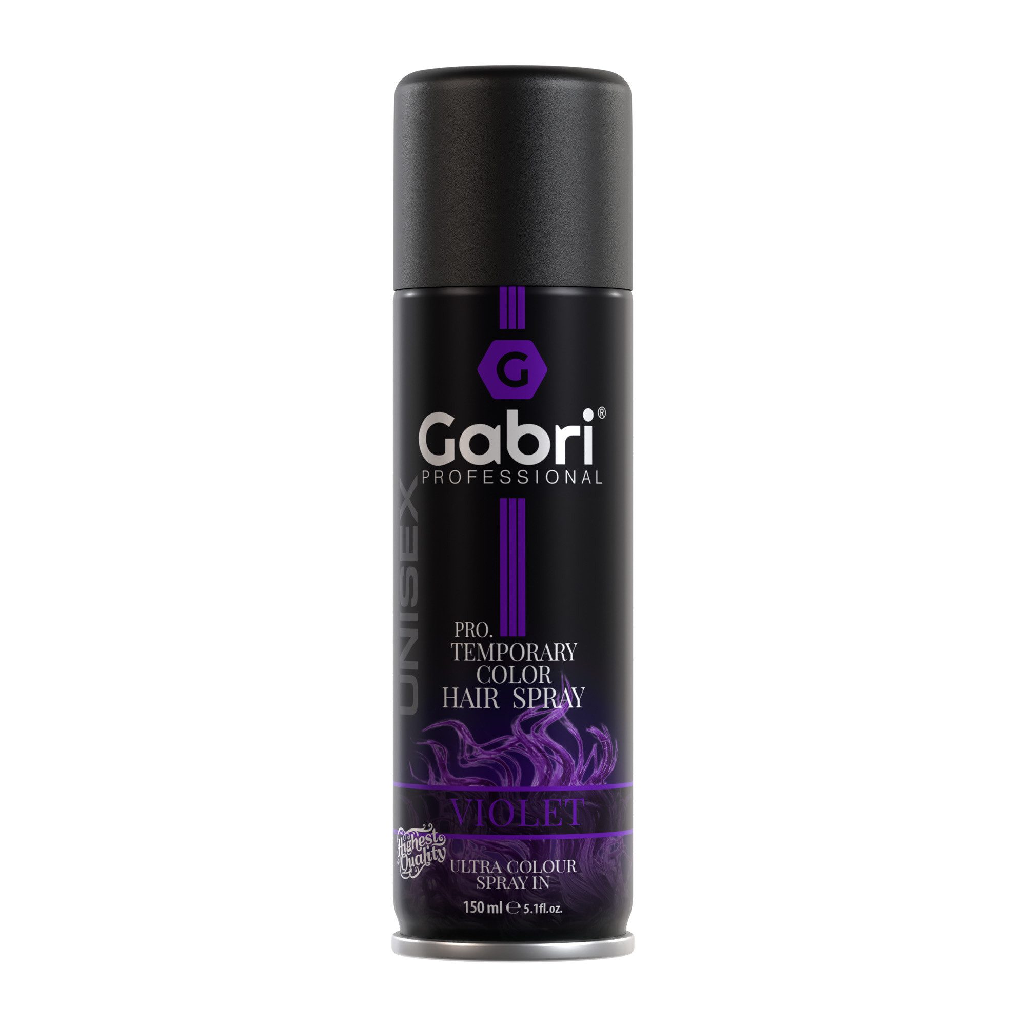 Gabri Professional Haartönung Gabri Professional - Pro Temporary Hair Colour Spray Violet 150ml