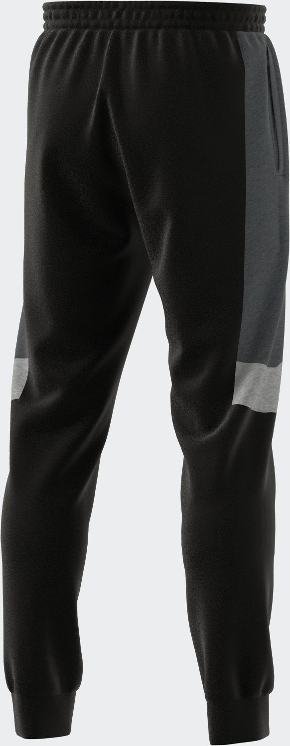 adidas Sportswear Sporthose ESSENTIALS COLORBLOCK Heather / Dark (1-tlg) Grey HOSE Black