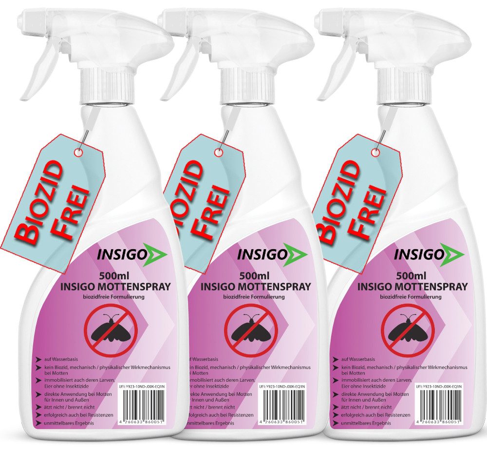 Insektenspray Mottenspray, Motten Bekämpfung
