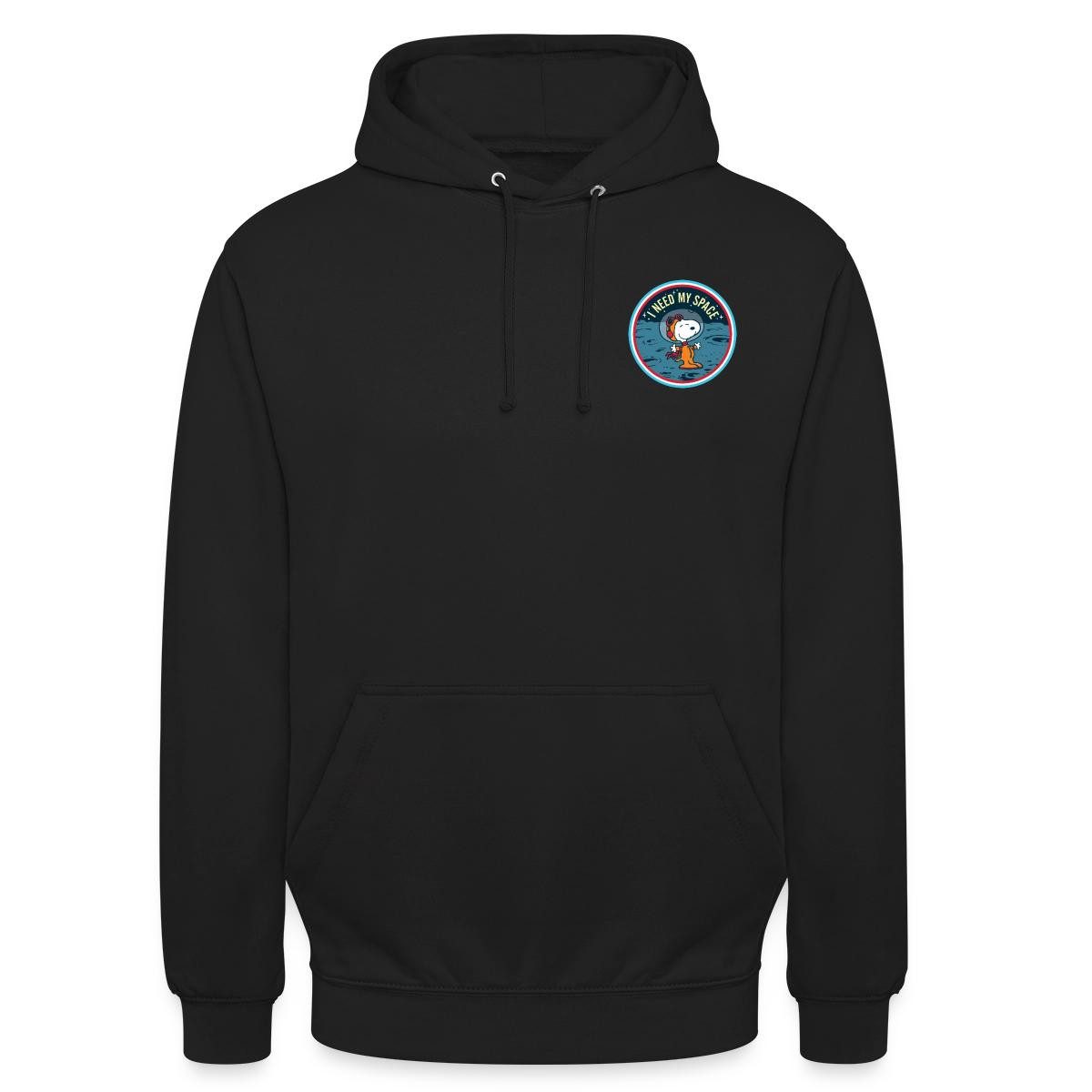Spreadshirt Hoodie Peanuts Snoopy I Need My Space Spruch Unisex Hoodie (1-tlg)
