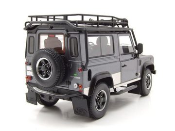 Kyosho Modellauto Land Rover Defender 90 grau Modellauto 1:18 Kyosho, Maßstab 1:18