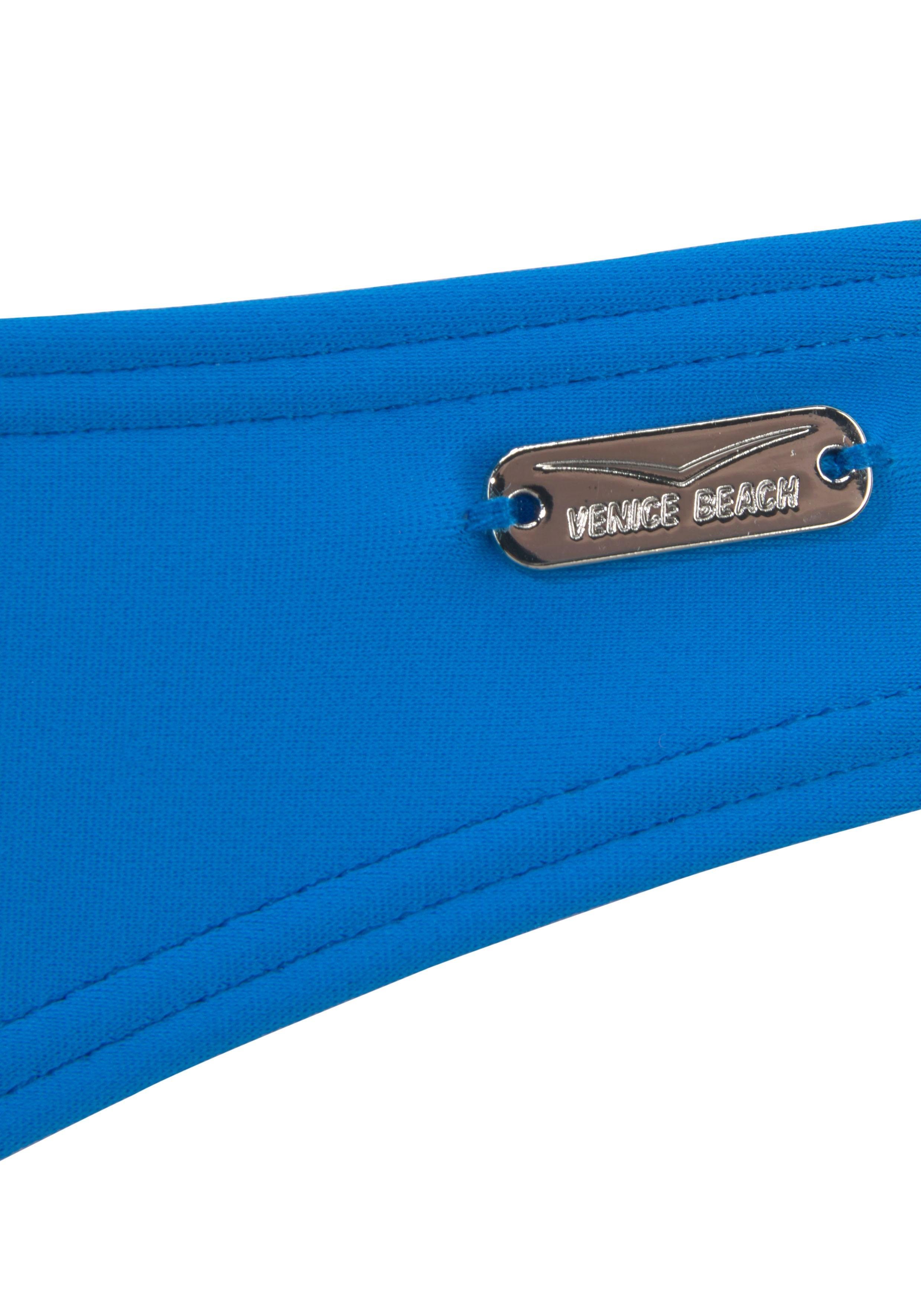 Venice Beach Bügel-Bikini mit kontrastfarbigen Schriftzug