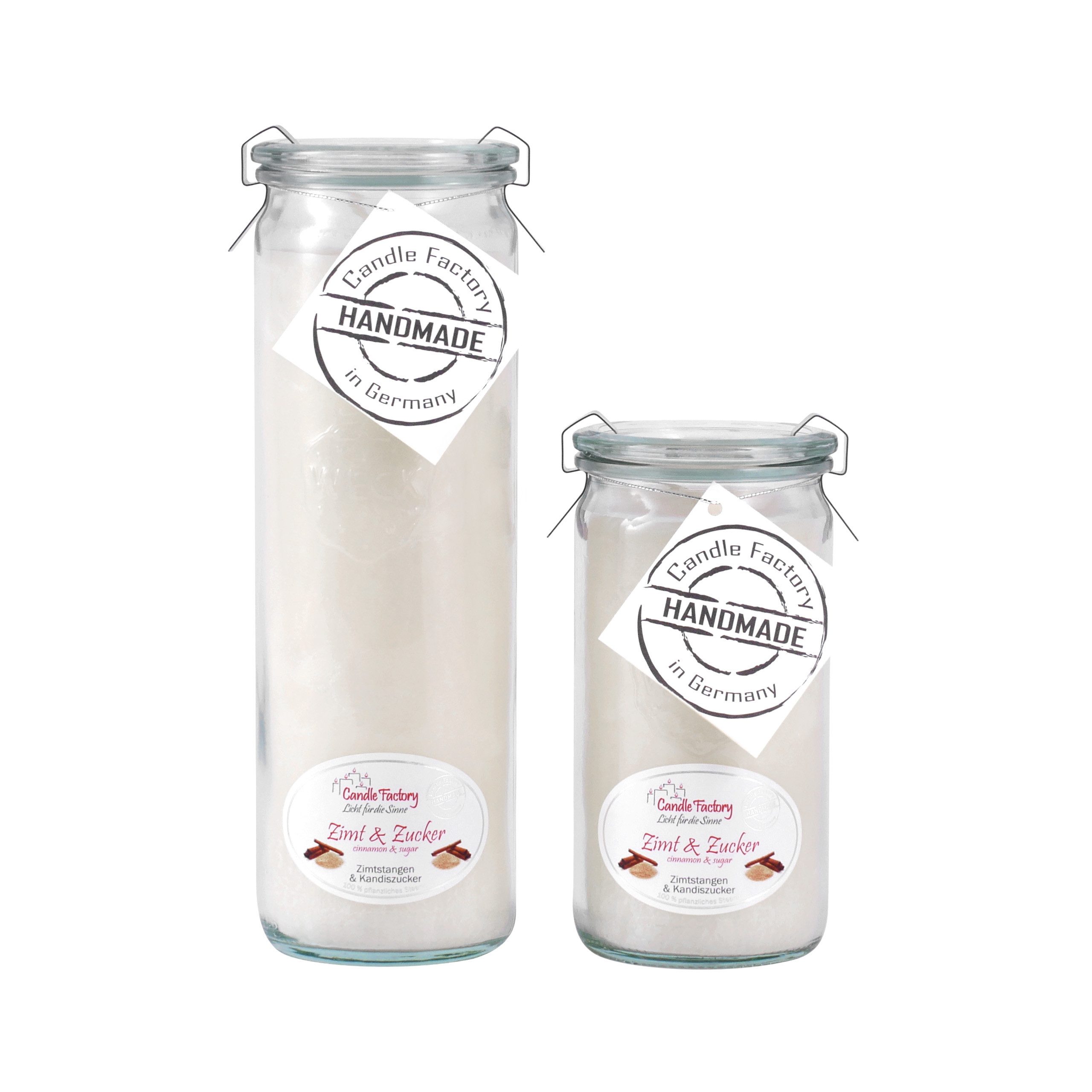 Candle Factory Duftkerze Candle Factory Kerzen-Set Zimt & Zucker Big + Mini Jumbo Duftkerze