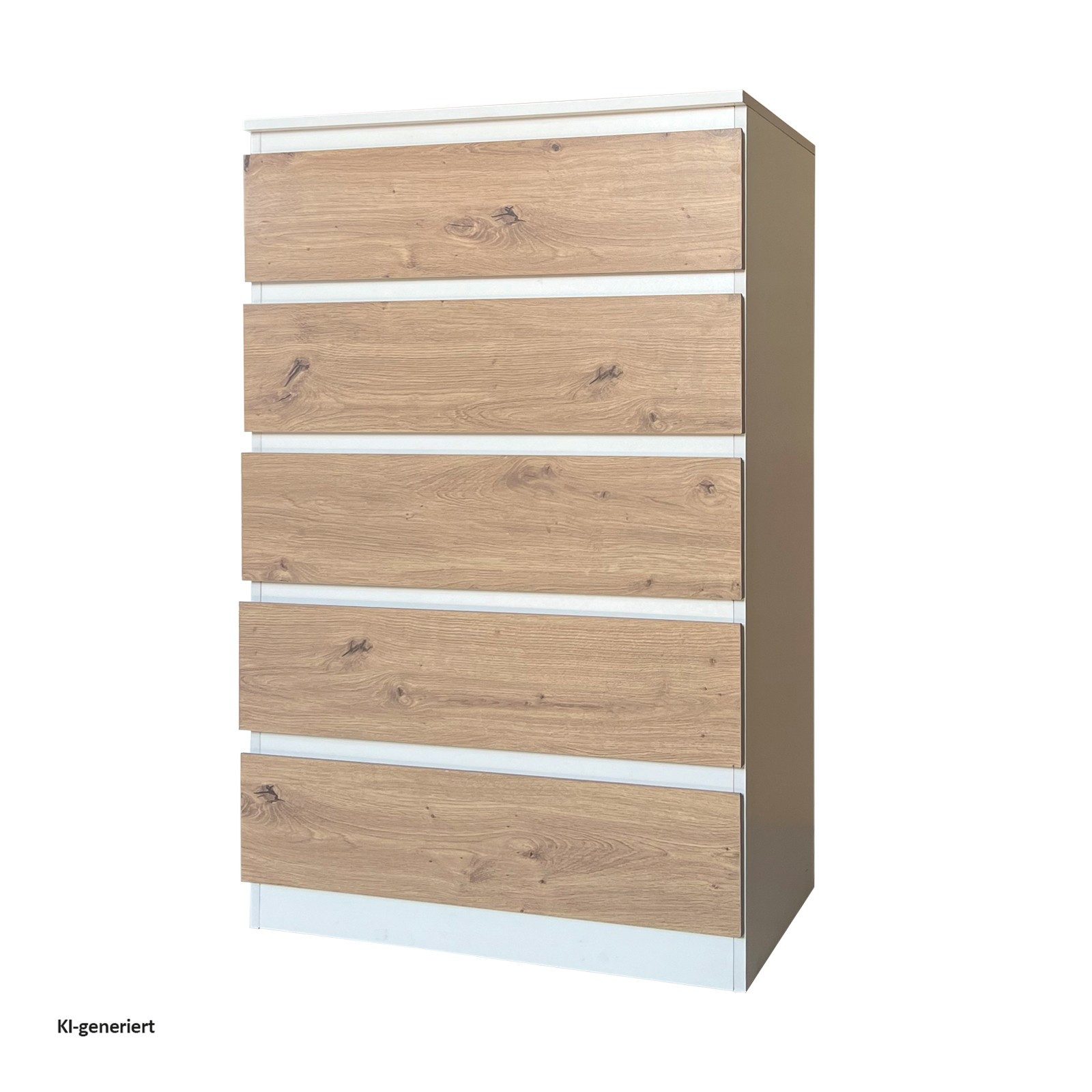 HTI-Living Kommode Kommode mit 5 grifflosen Schubladen (Stück, 1 St., 1 Kommode), Sideboard