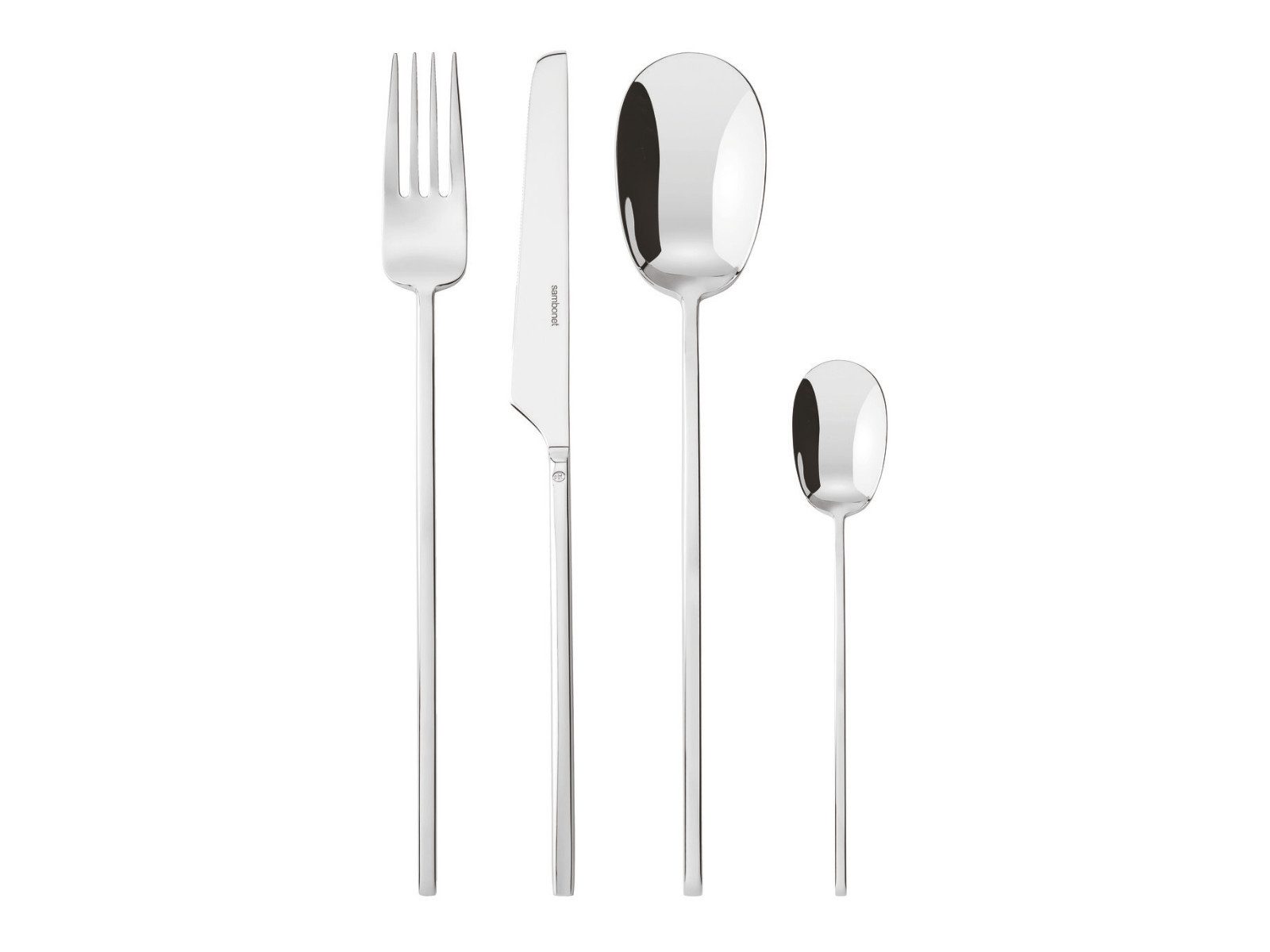 Rosenthal Besteck-Set 100 Besteck 24tlg Vh Edelstahl 18/10, Edelstahl rostfrei