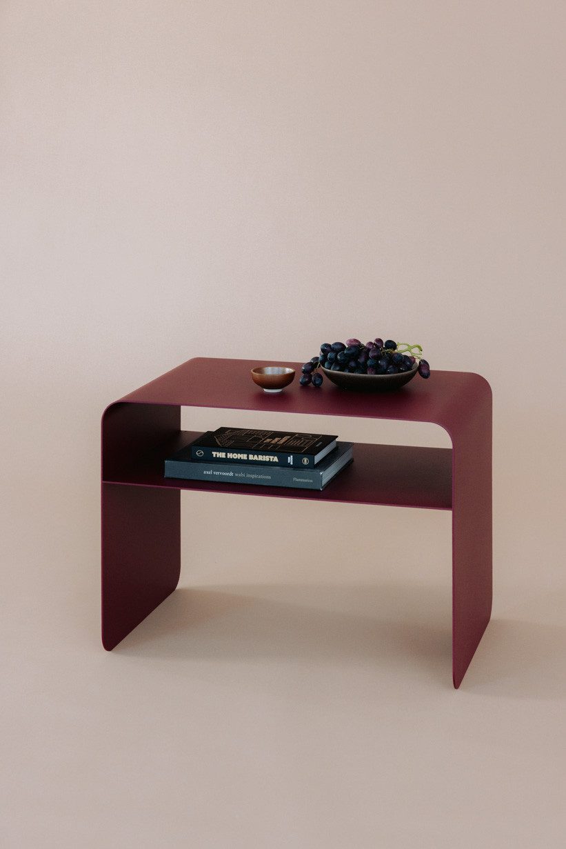 Metallbude Couchtisch COSMO, 2in1 - Design Couchtisch ohne Montage, rutschfest & kratzfest