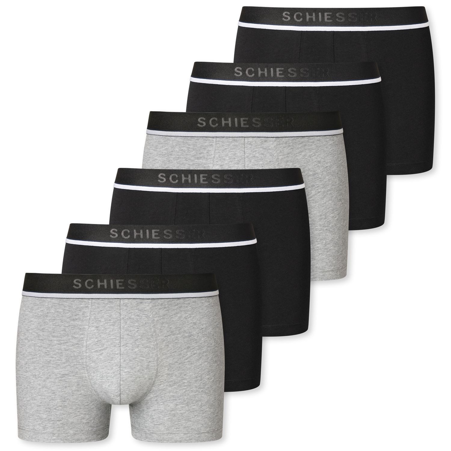Schiesser Boxershorts Organic Cotton (3-St) mit günstig online kaufen