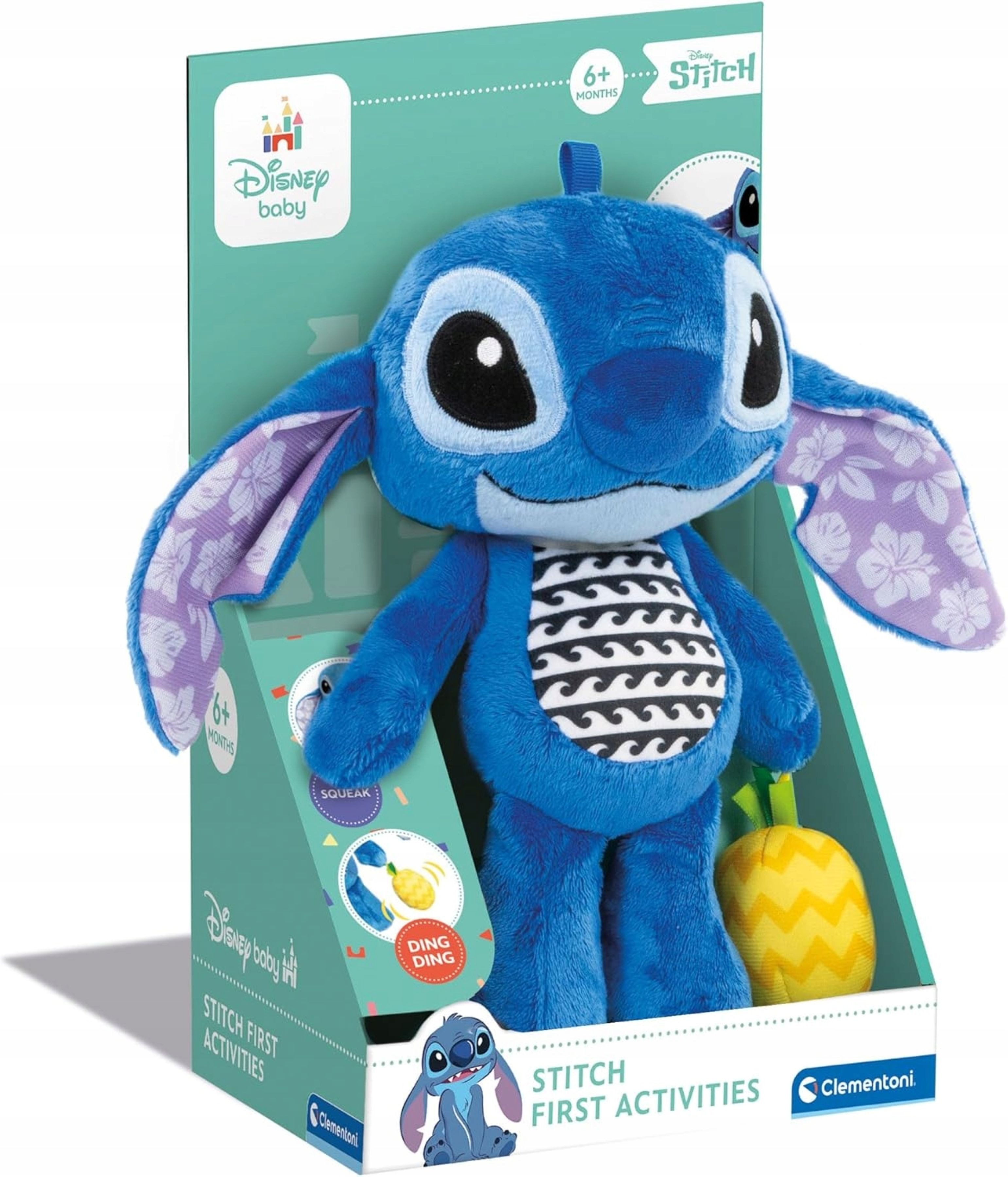 Stitch Badeplüschtier Disney Stitch Sensory-Spielzeug für Babys ab 6 Monaten (1-tlg)
