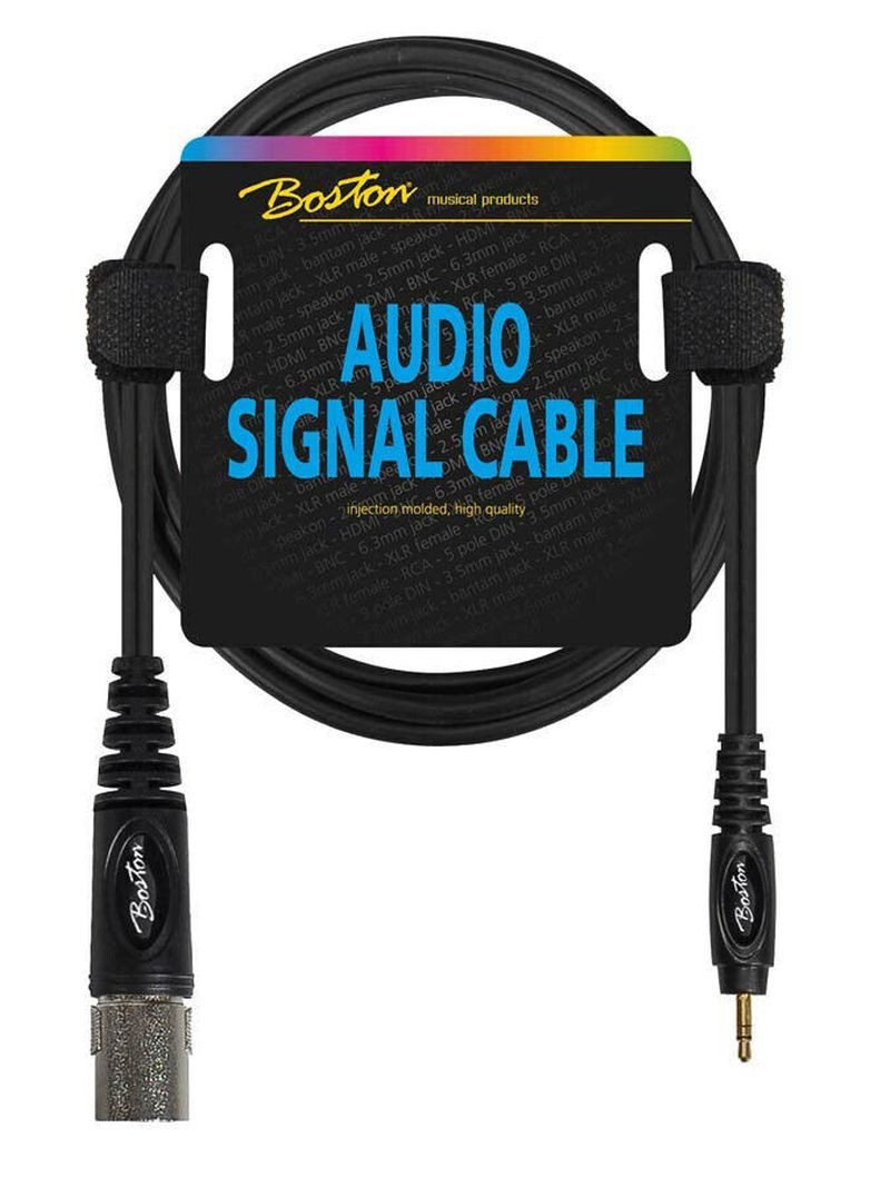 Boston AUX Kabel – XLR Male auf 3,5 mm Stereo-Klinke AC-286 Audio-Kabel, (30 cm)