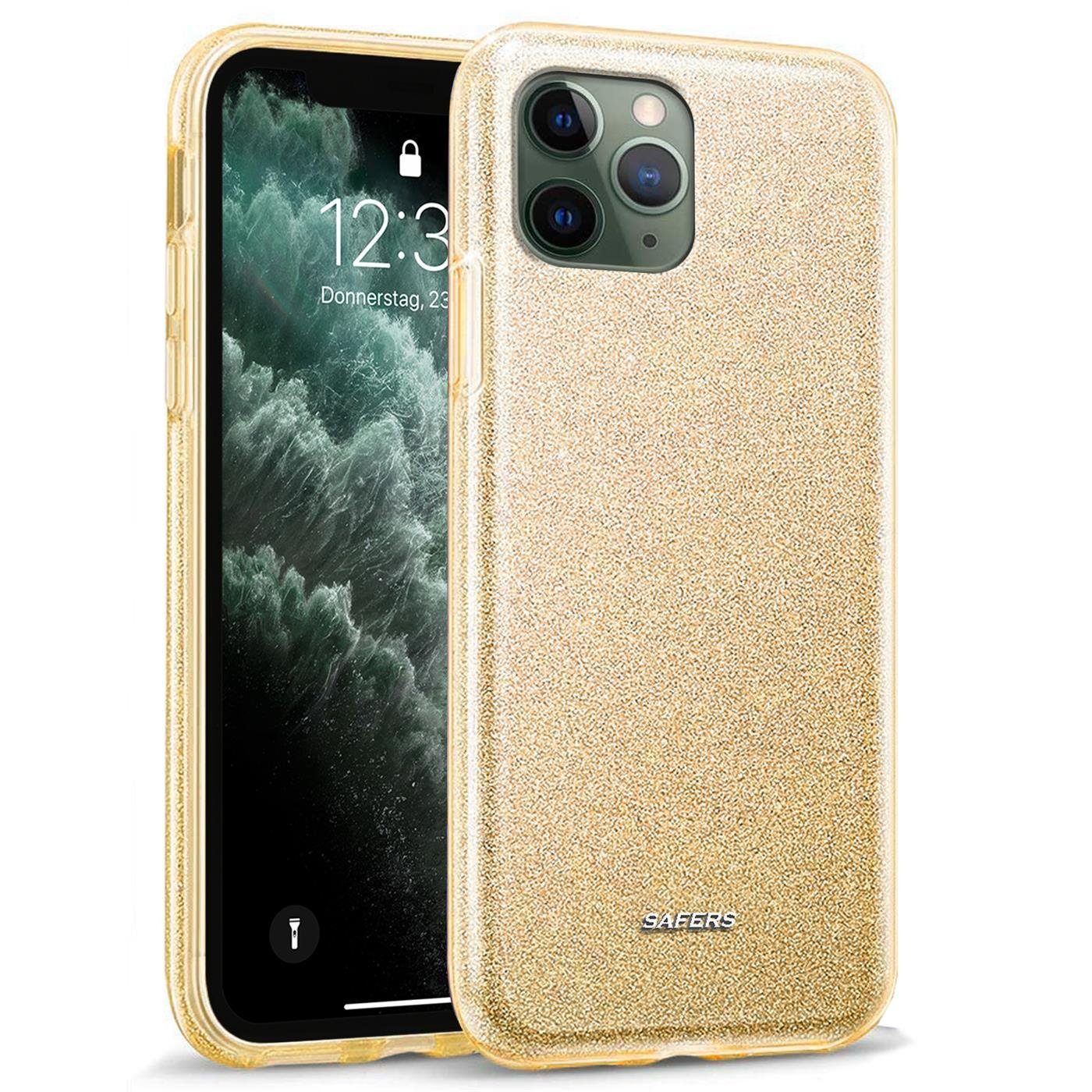 CoolGadget Handyhülle Glitzer Glamour Hülle für Apple iPhone 11 Pro 5,8 Zoll, Slim Case mit Glossy Effect Schutzhülle für iPhone 11 Pro Hülle