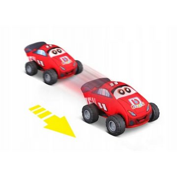 bbJunior Spielzeug-Auto 16-89051 - Spielzeugauto - Rennauto (14cm, rot), Weicher Stoff und einfach zu reinigen