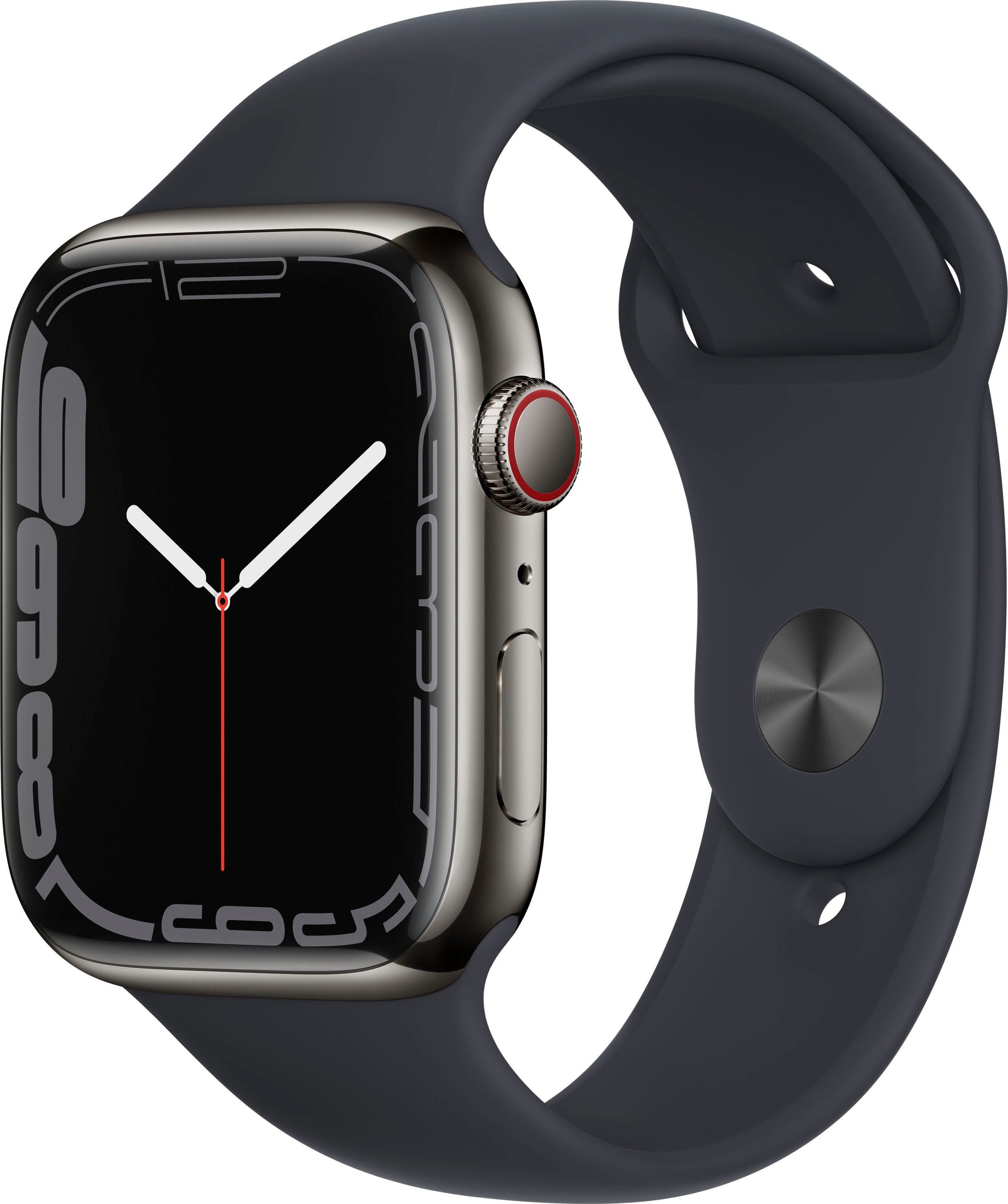 Apple Watch Series 7 GPS Cellular 45mm Smartwatch 4 83 cm 1 9 Zoll Watch OS 8 Handy Uhr