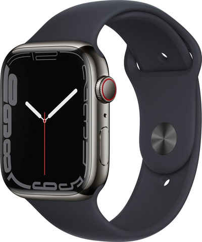 Apple Watch Series 7 GPS + Cellular, 45mm Smartwatch (4,83 cm/1,9 Zoll, Watch OS 8)