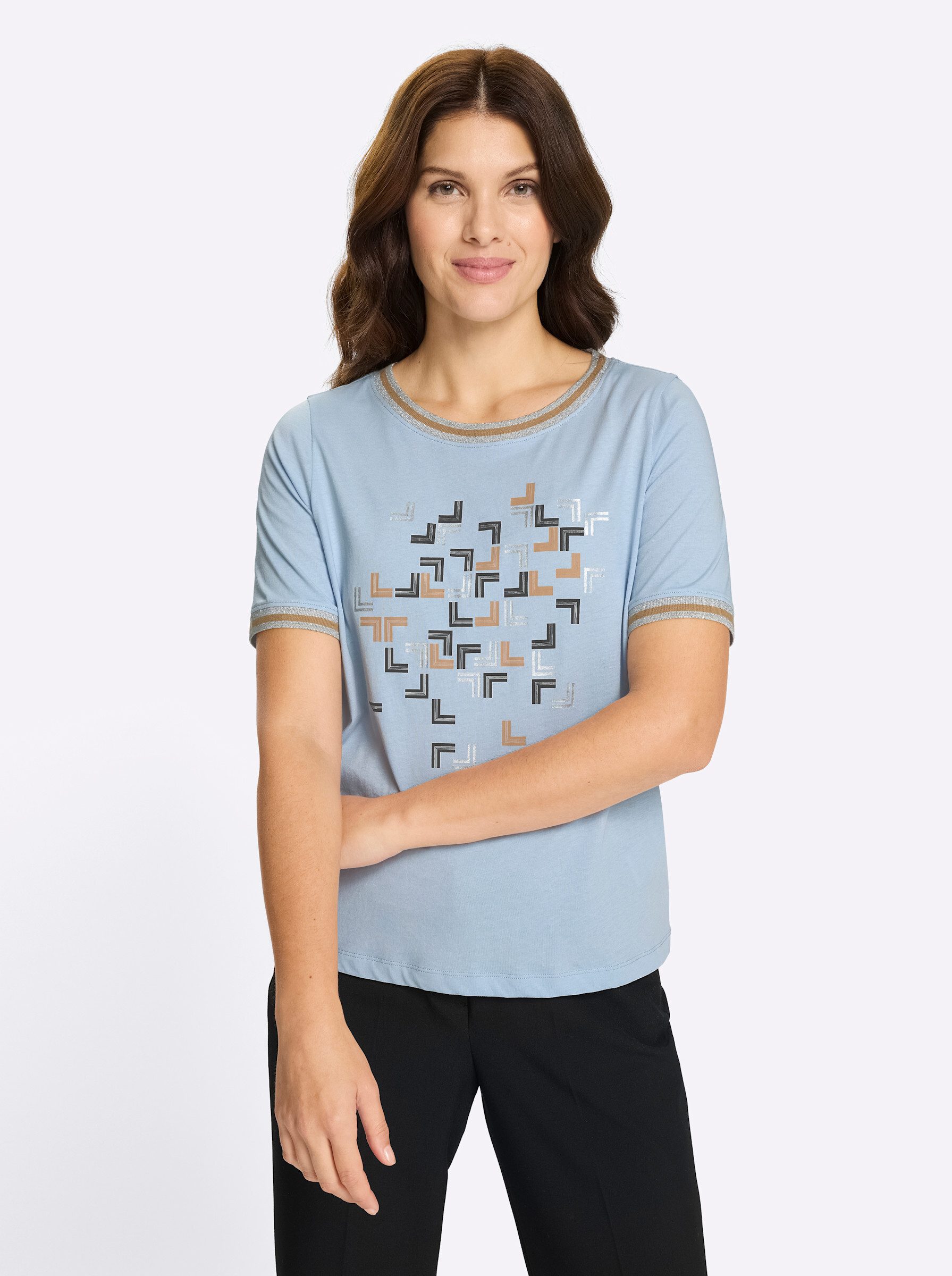 Sieh an! T-Shirt Kurzarm-Shirt Kurzarm günstig online kaufen