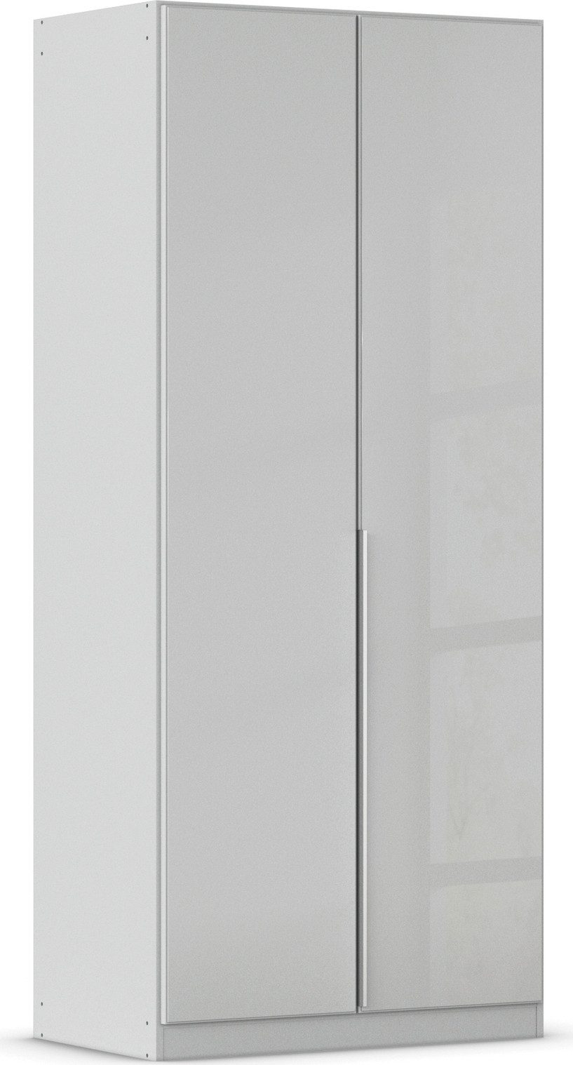 Drehtürenschrank Kleiderschrank Kleiderschränke Schrank Garderobe AGORDO mit Glasfront