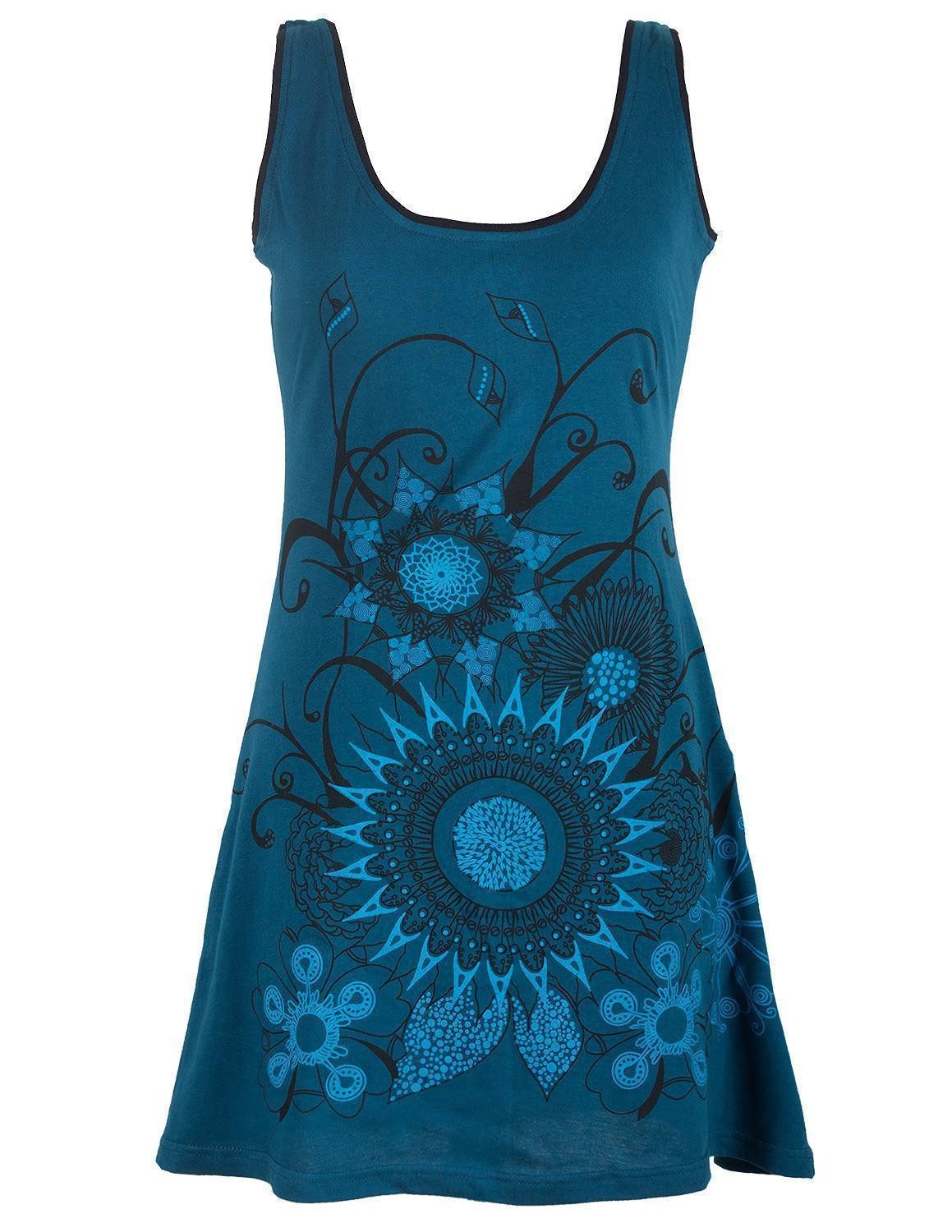 Vishes Sommerkleid Ärmelloses Blumenkleid mit weitem günstig online kaufen