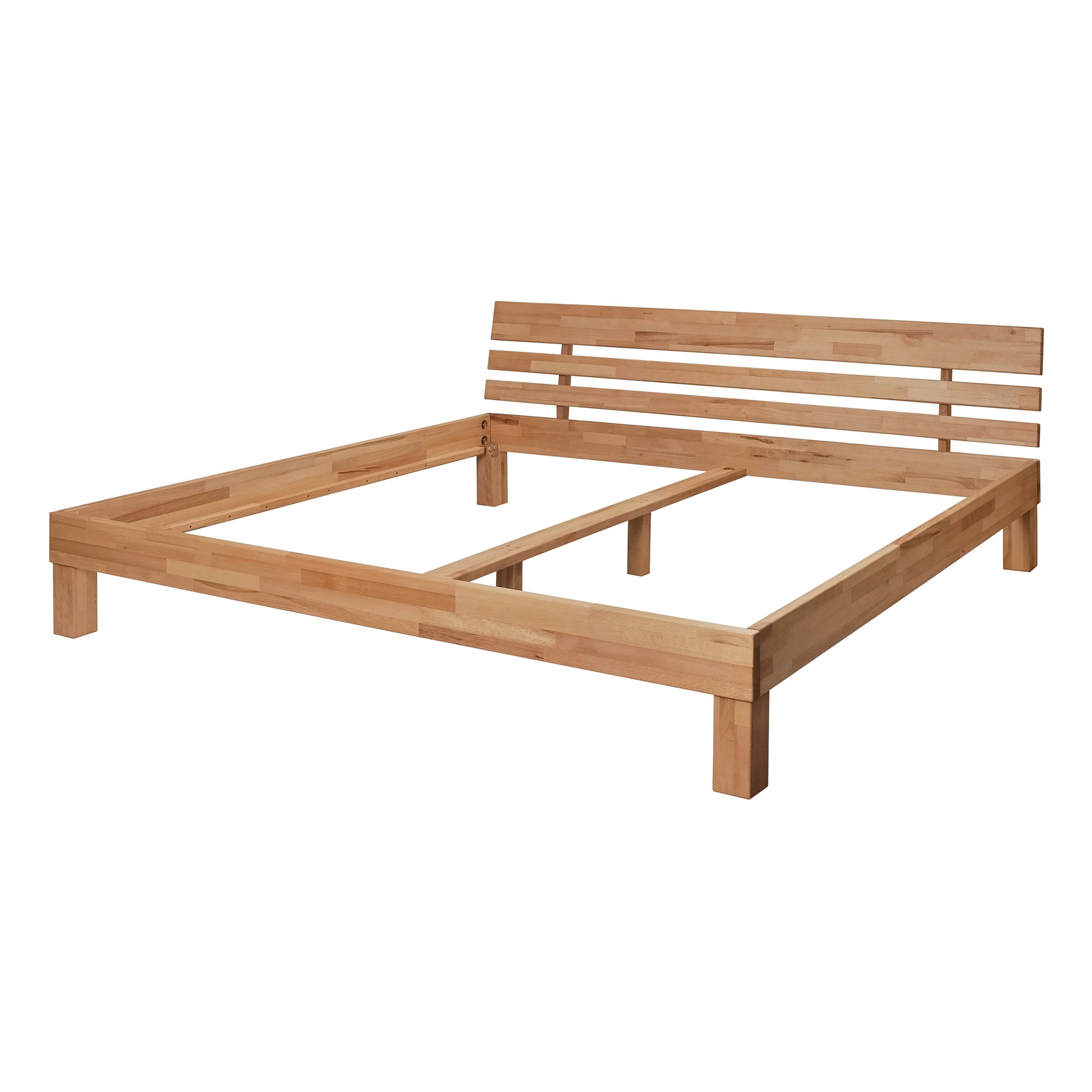 Krok Wood Massivholzbett Julia in Buche mit Kopfteil