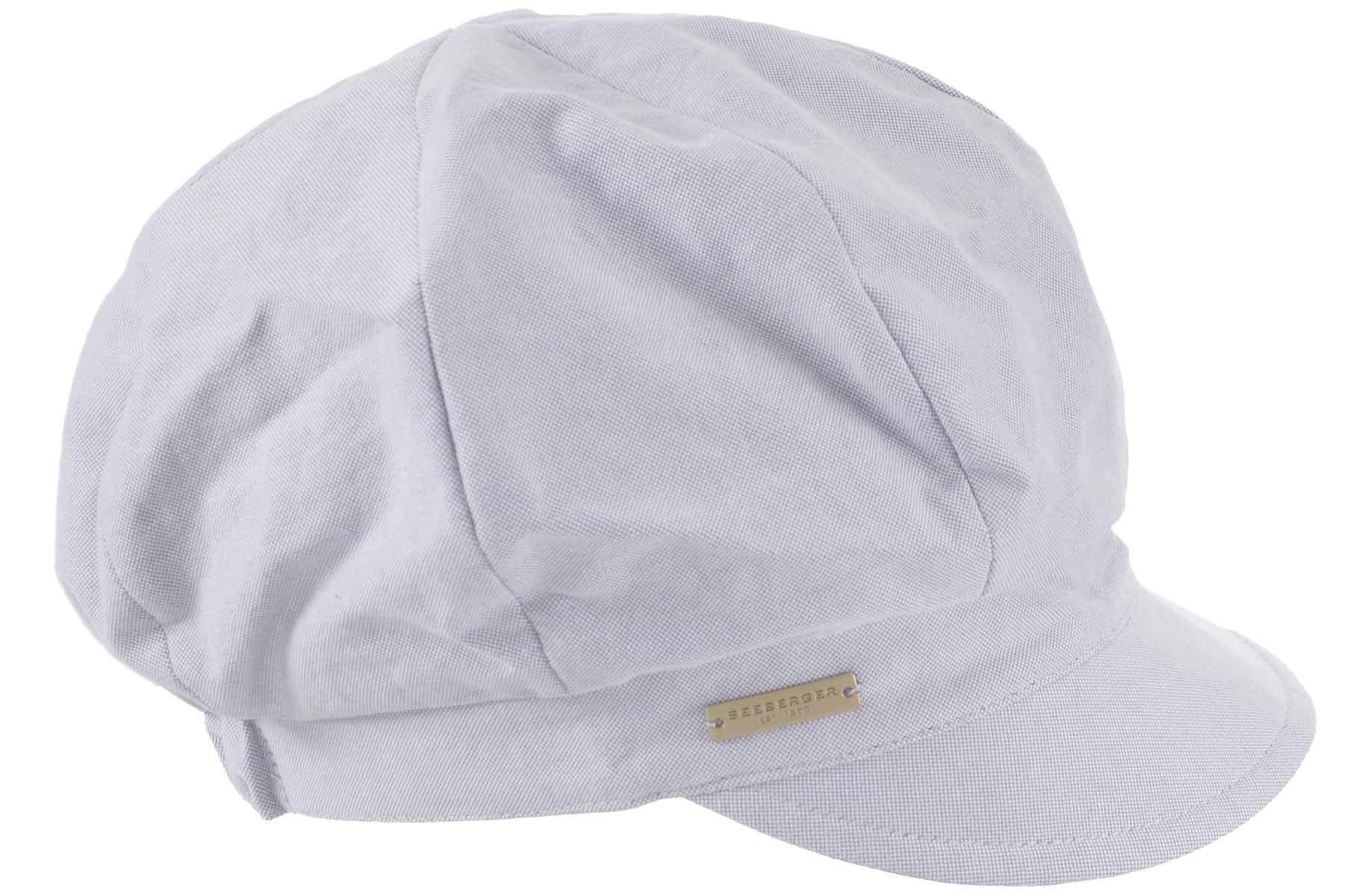 Seeberger Ballonmütze Chambraystoff Schildmütze 53972-0 günstig online kaufen