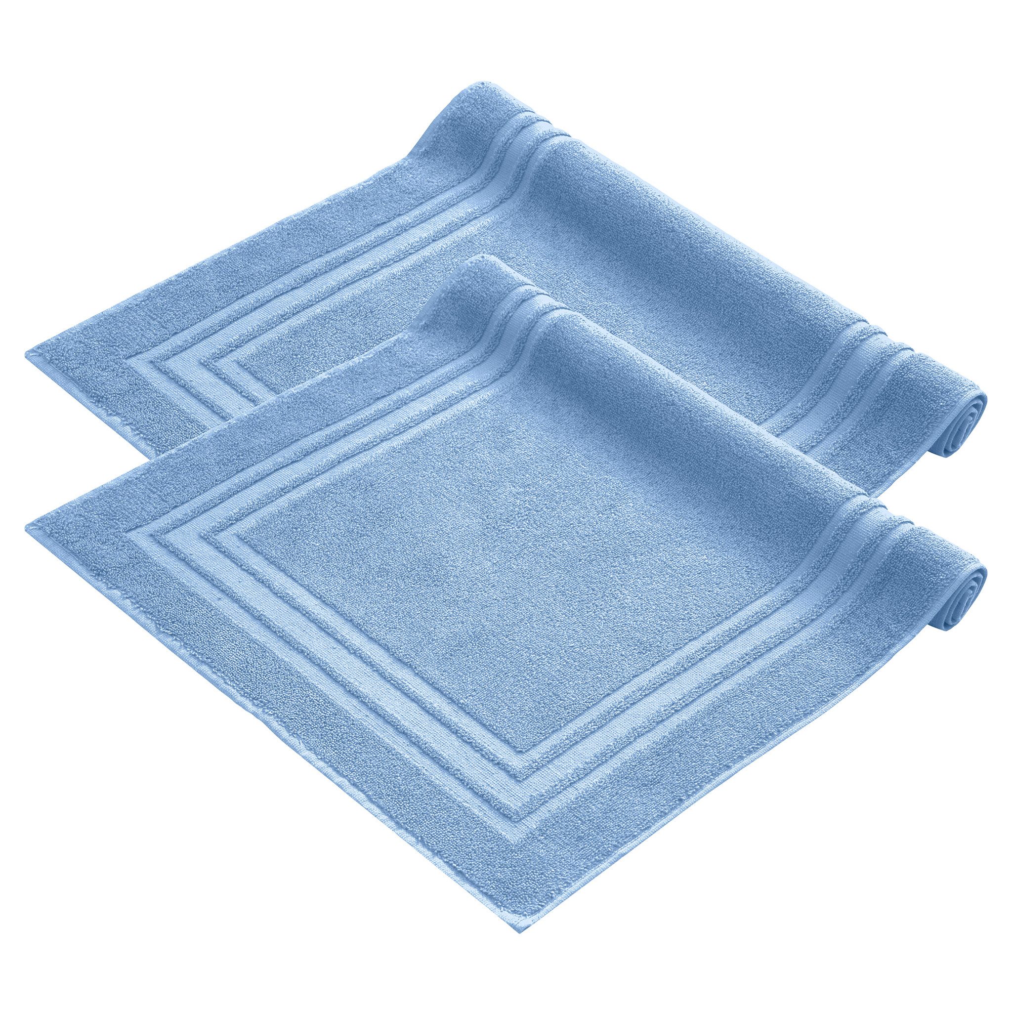 Komfortec Badematte Badvorleger aus 100% Baumwolle, günstig online kaufen