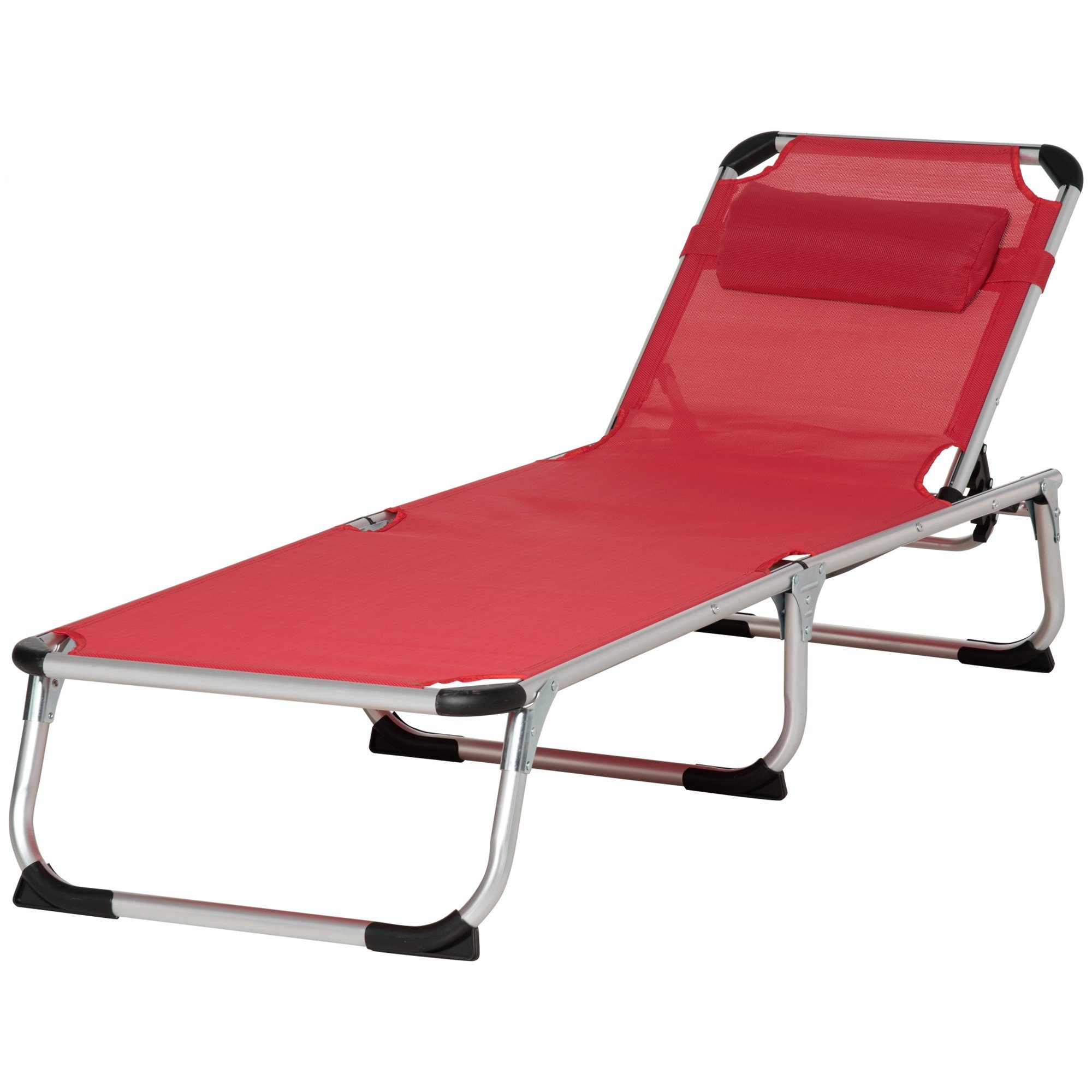 Outsunny Gartenliege Gartenliege 5-stufig verstellbar günstig online kaufen